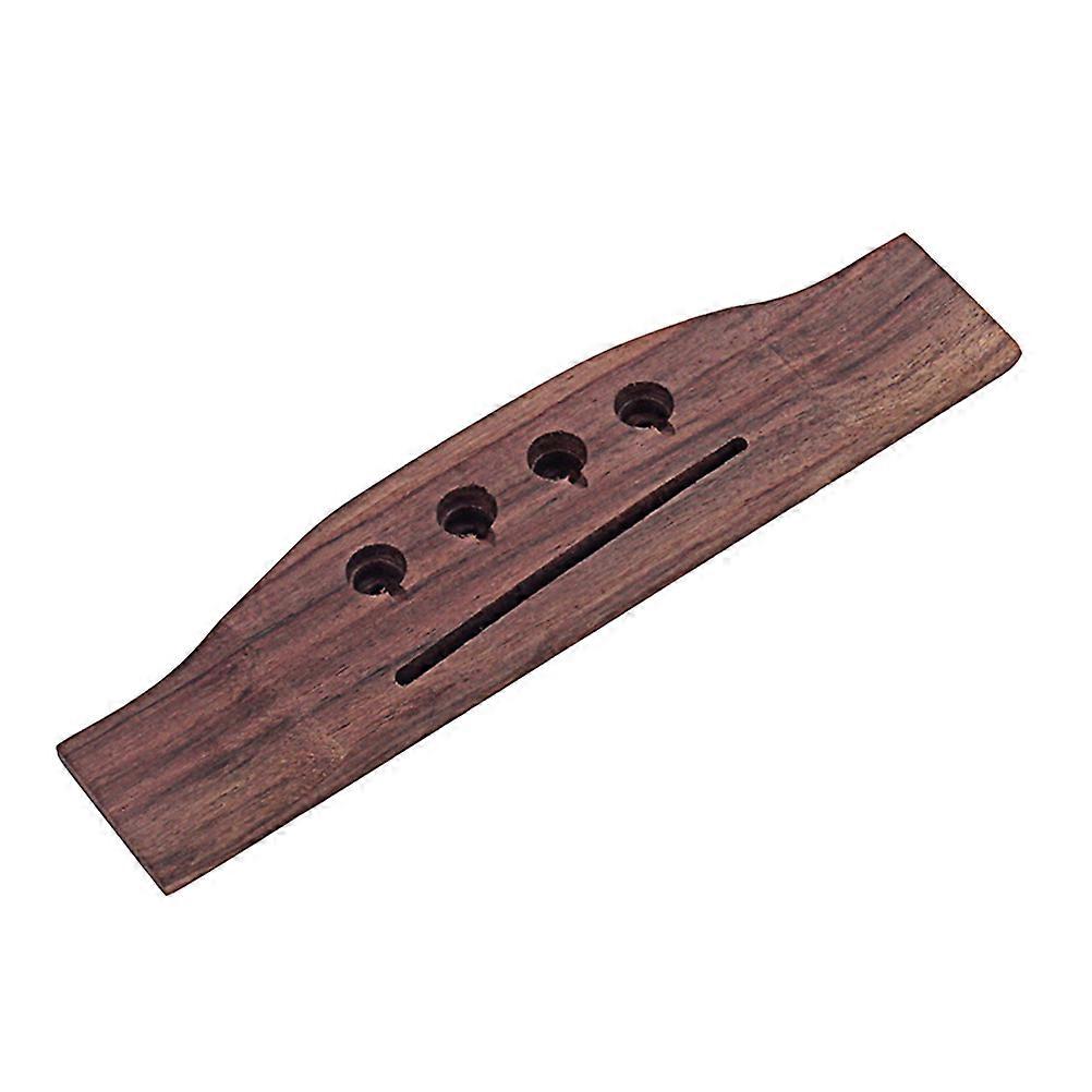 Acoustic Guitar Parts Rosewood Saddle Thru Slotted Bridge 8 Strings Replacement