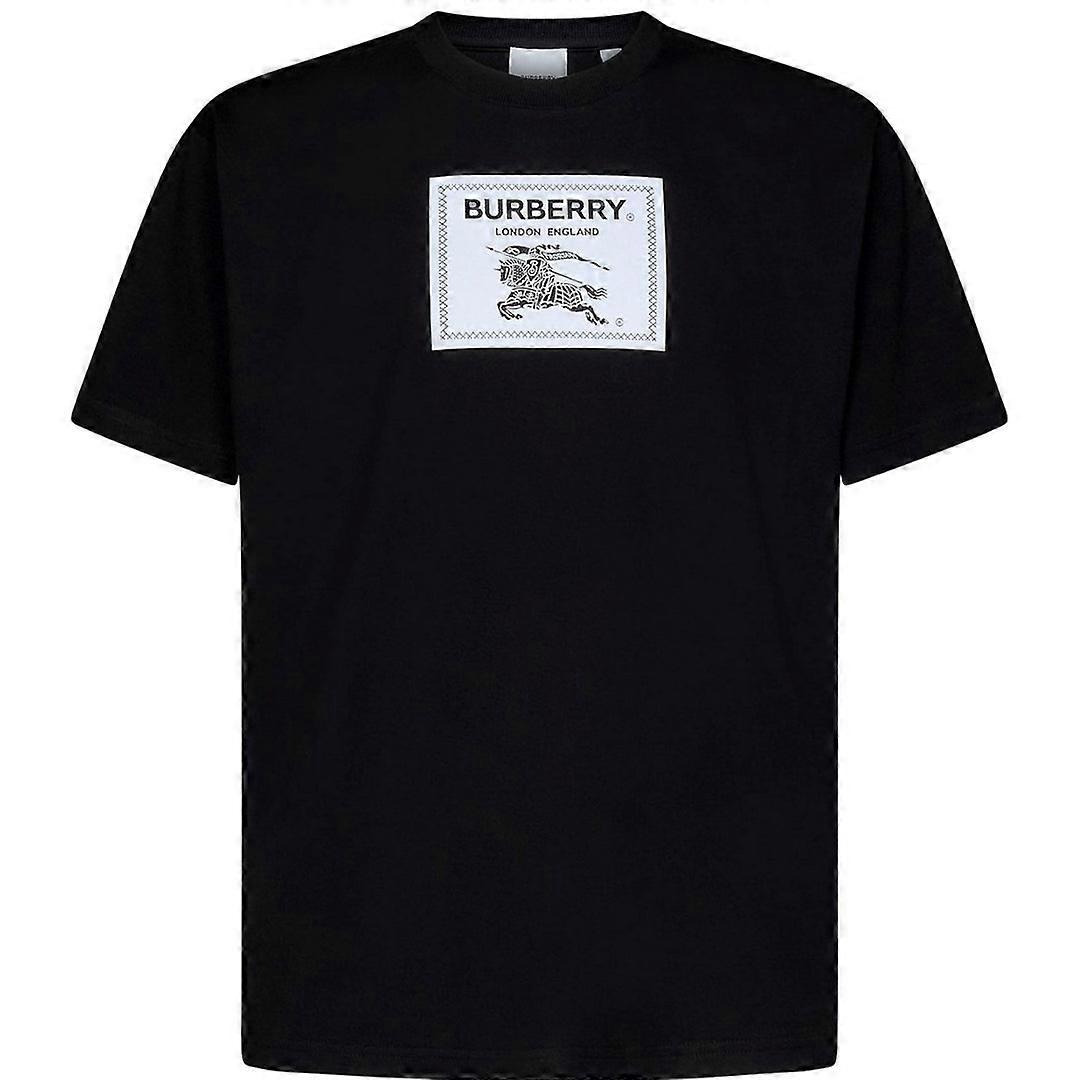 バーバリーボックスロゴブラックTシャツ