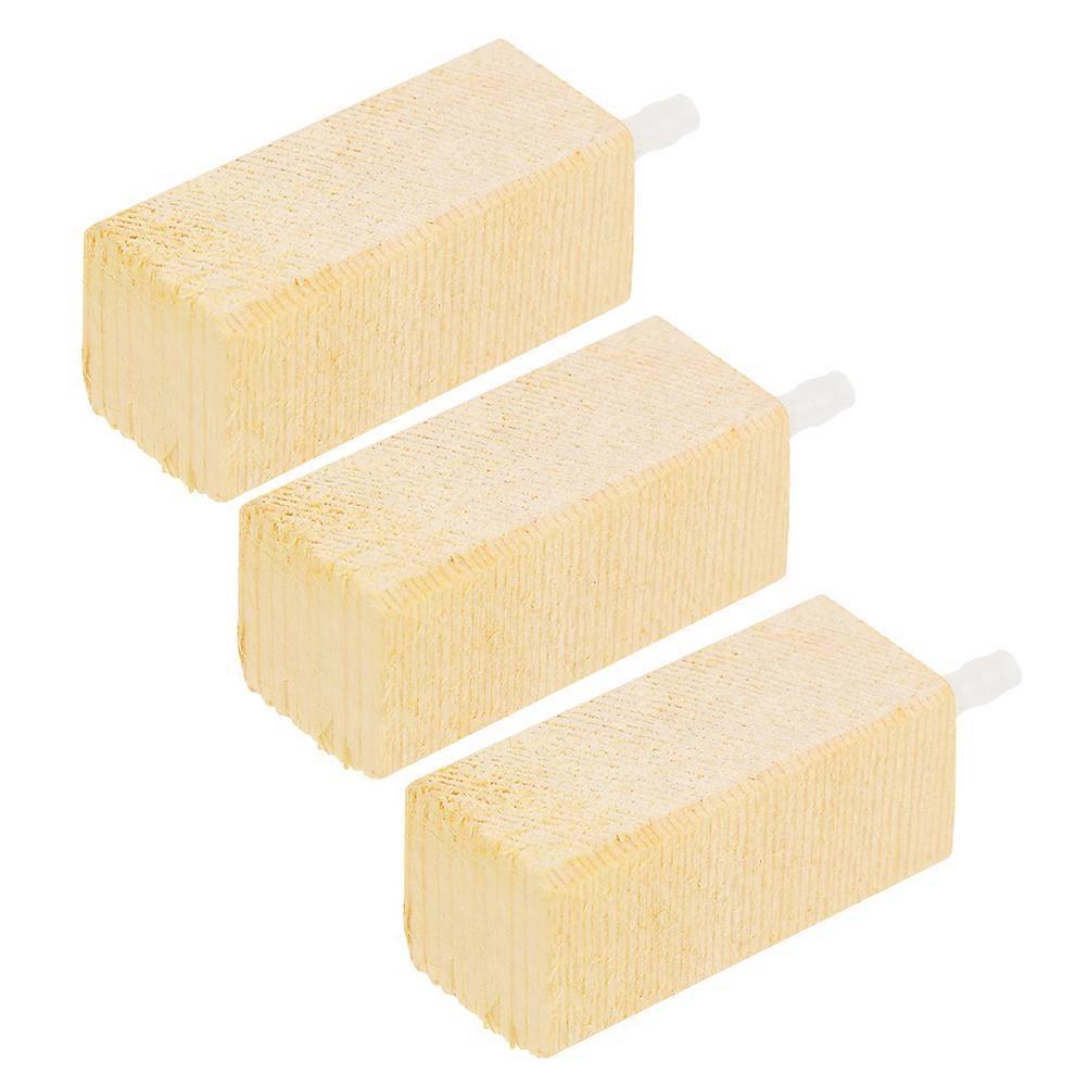 Wooden Bubble Stone 9Pcs Cylindrical Air Stone For Hydroponic Oxygen Replacement Function And Simple Style
