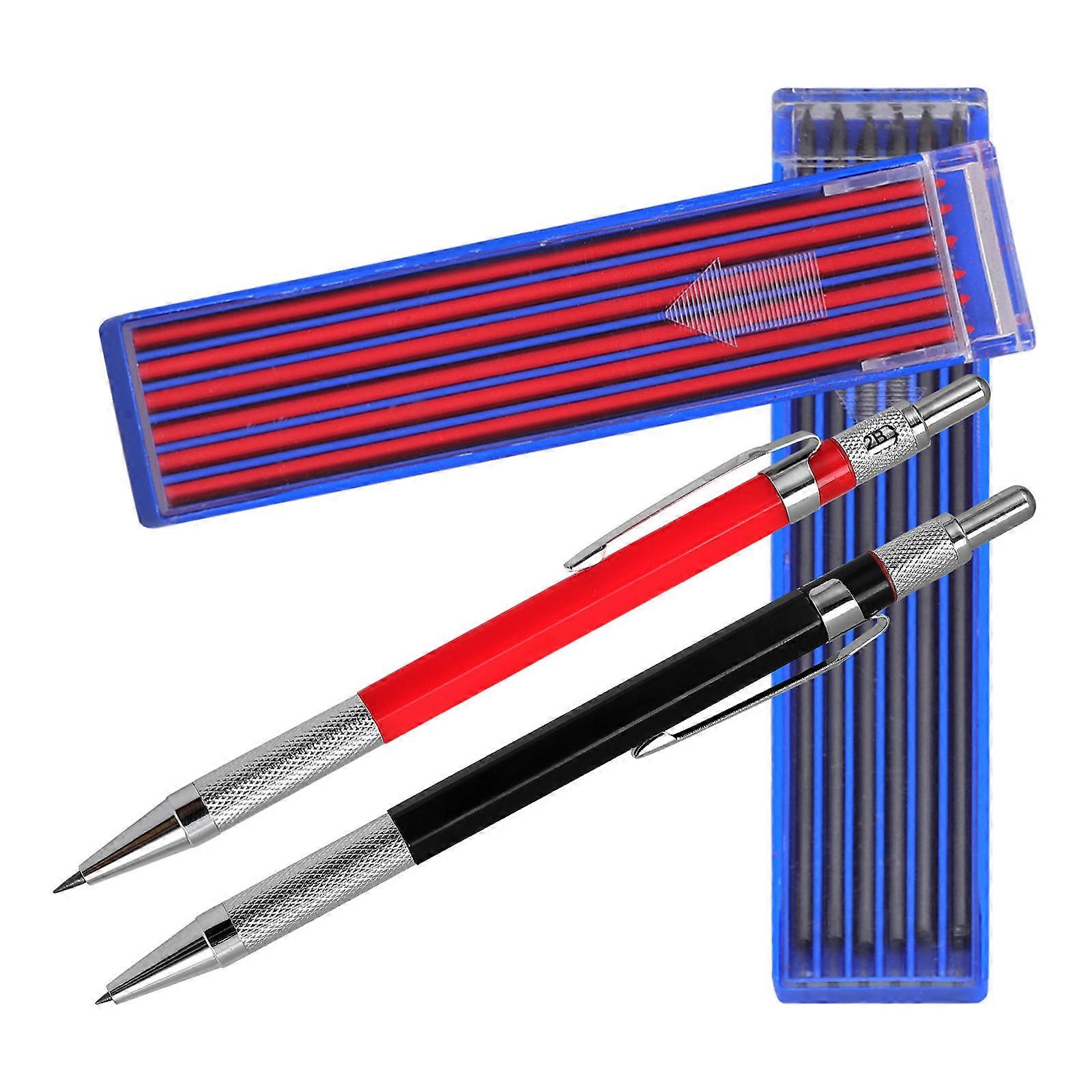 Carpenter Pencils Mechanical Pencils for Writing 5Sets with Multiple Refills