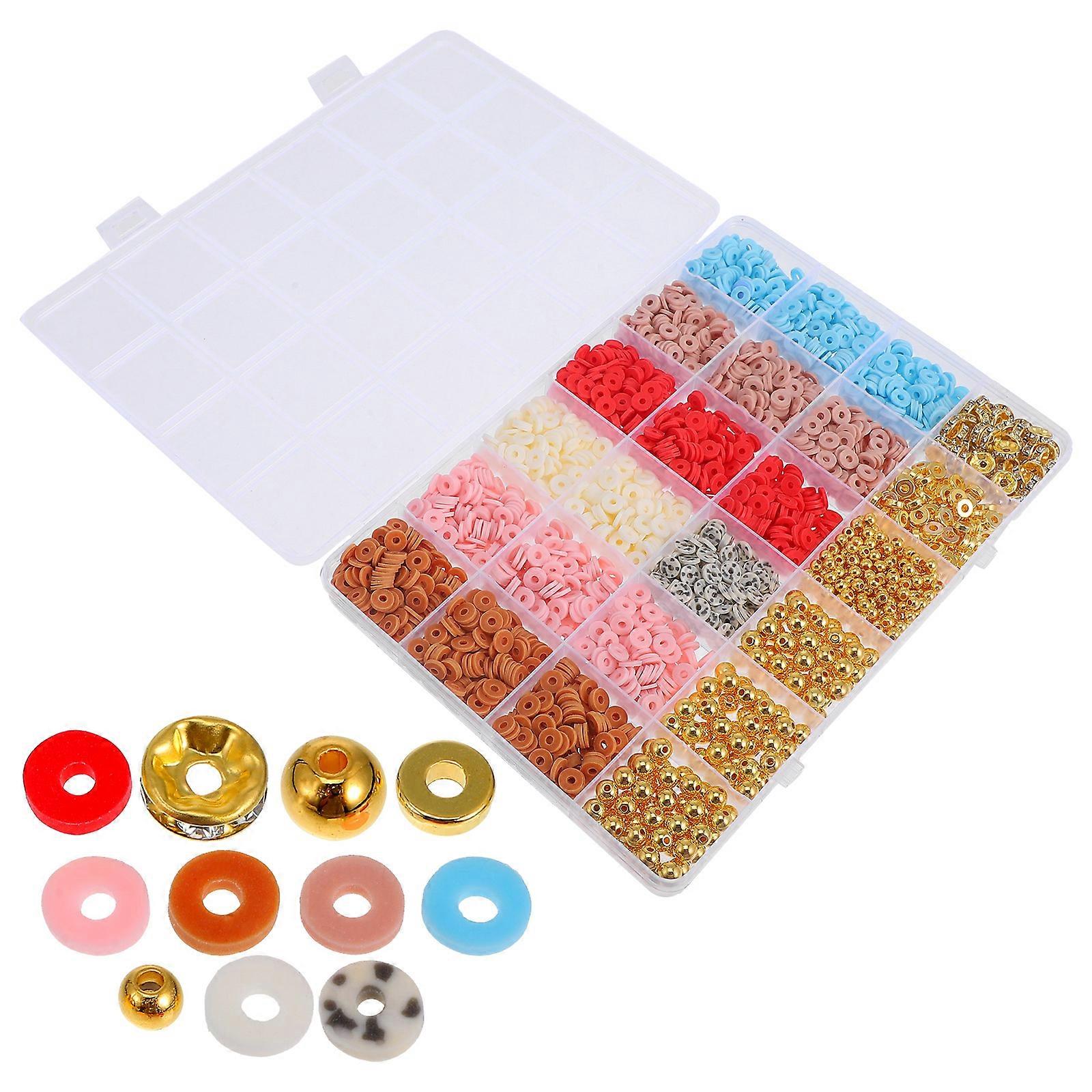 Multi-Use Beads For Making Necklaces Holiday Crafting Supplies 0.60X0.60X0.60CM 3 Boxes Decorative Use