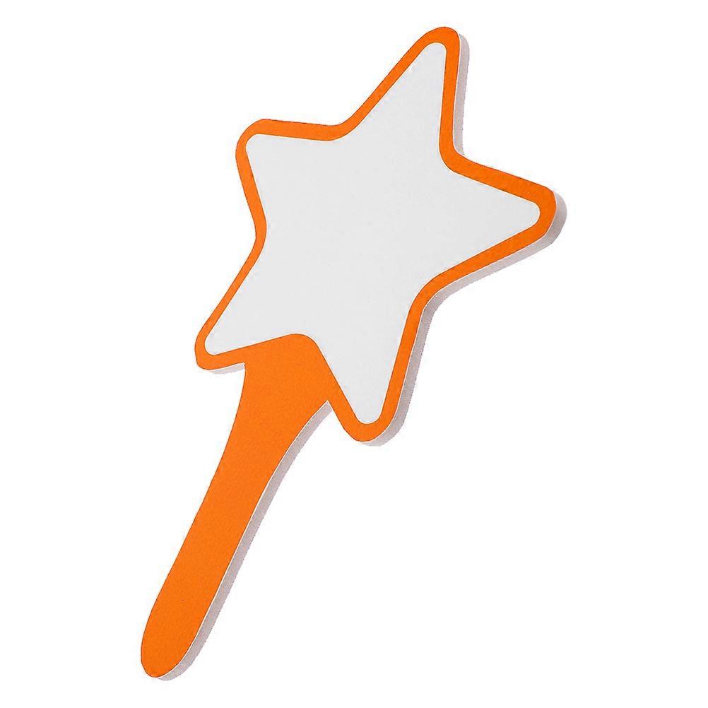 Orange Foam Voting Paddles Dry Erase Scoreboard for Judges 3Pcs Reusable