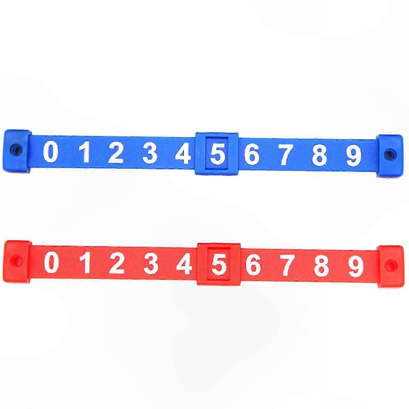 Red Replacement Score Counters for Table Football Scoring Units