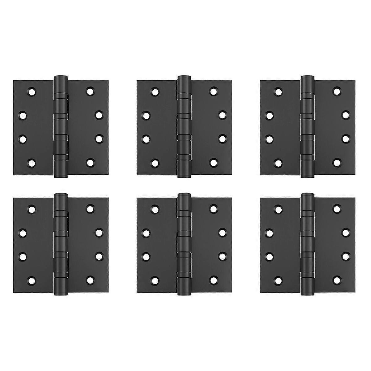 Stainless Steel Black 4Inch Door Hinges