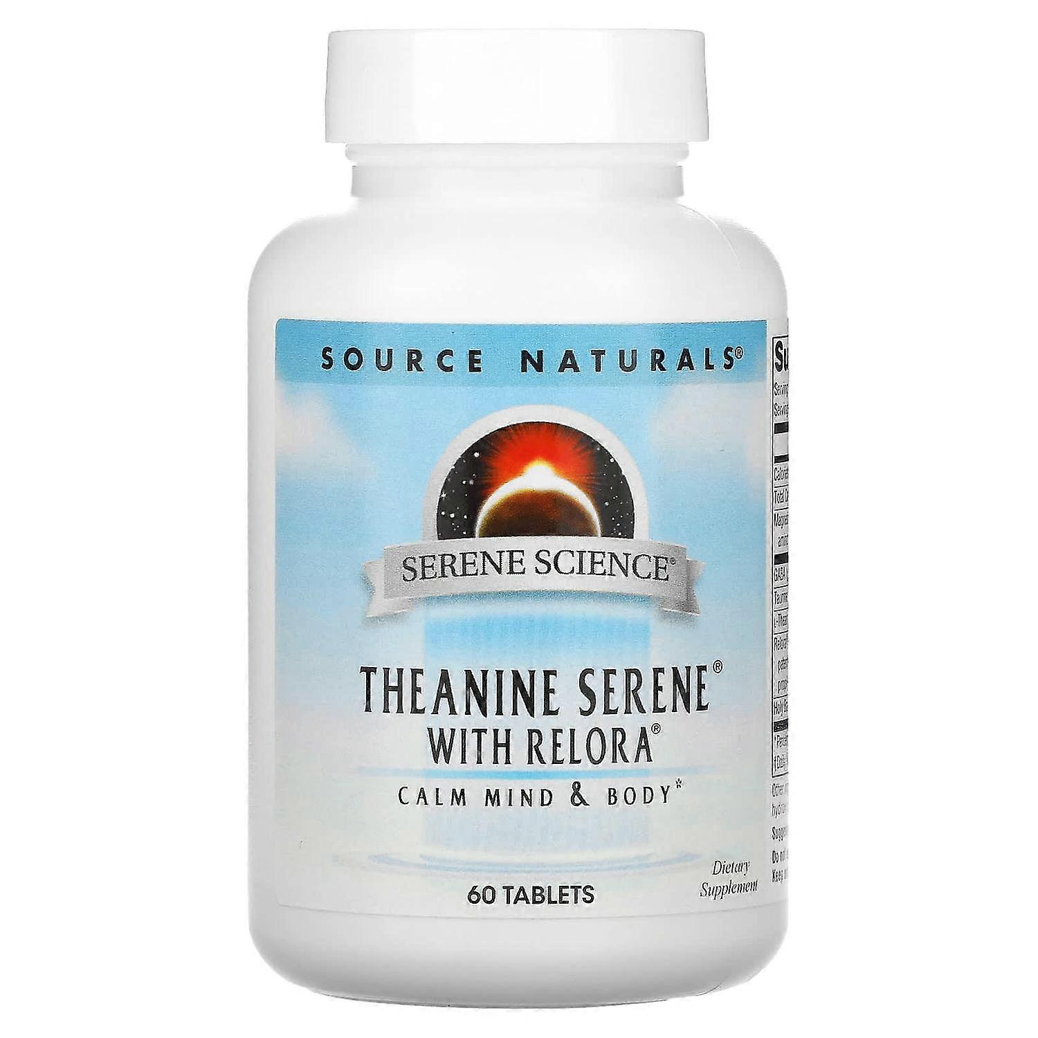 Source Naturals, Serene Science, Theanine Serene with Relora, 60 Tablets