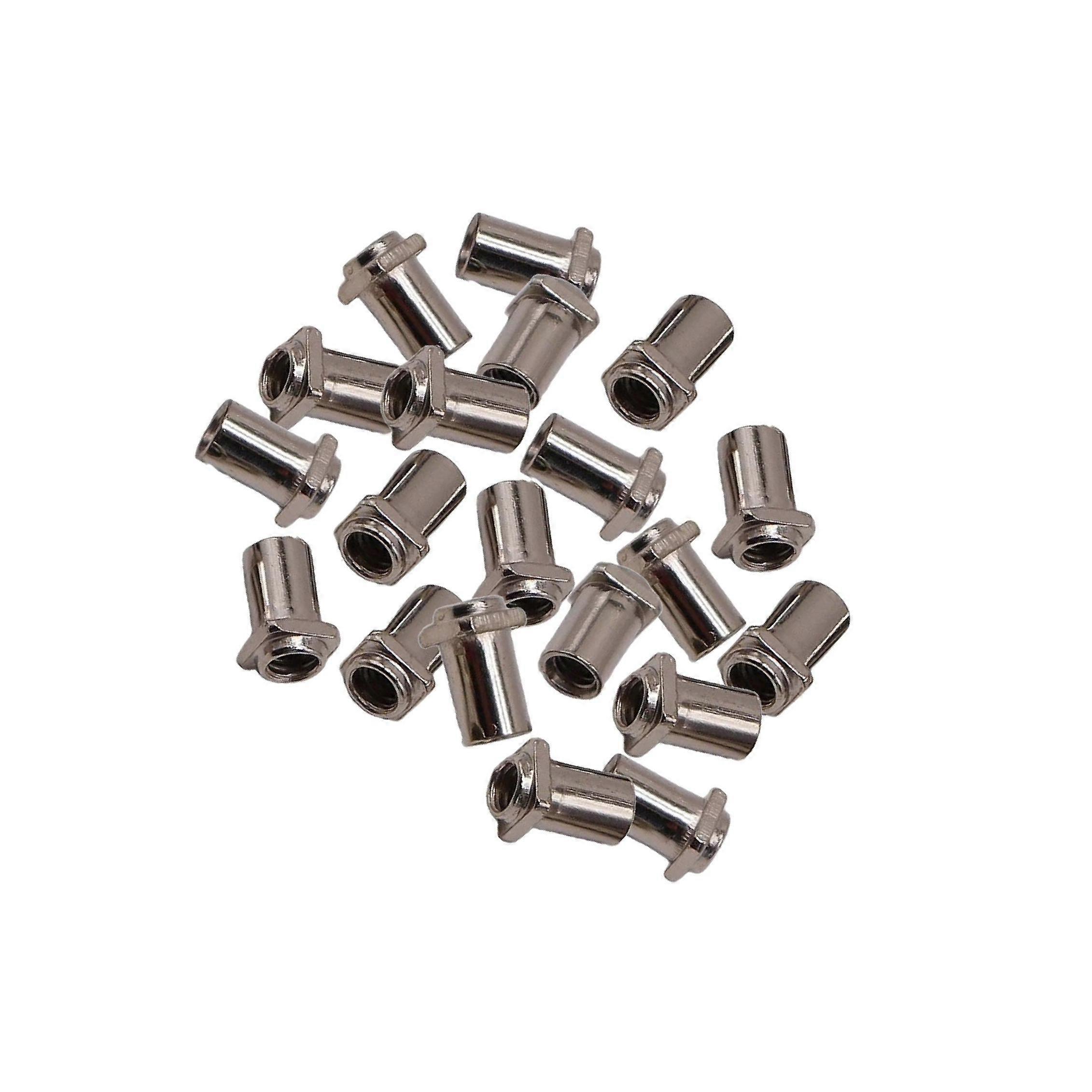 20Pcs Metal Drum Screws Nuts Easy to ll Practical Percussion Instrument M5