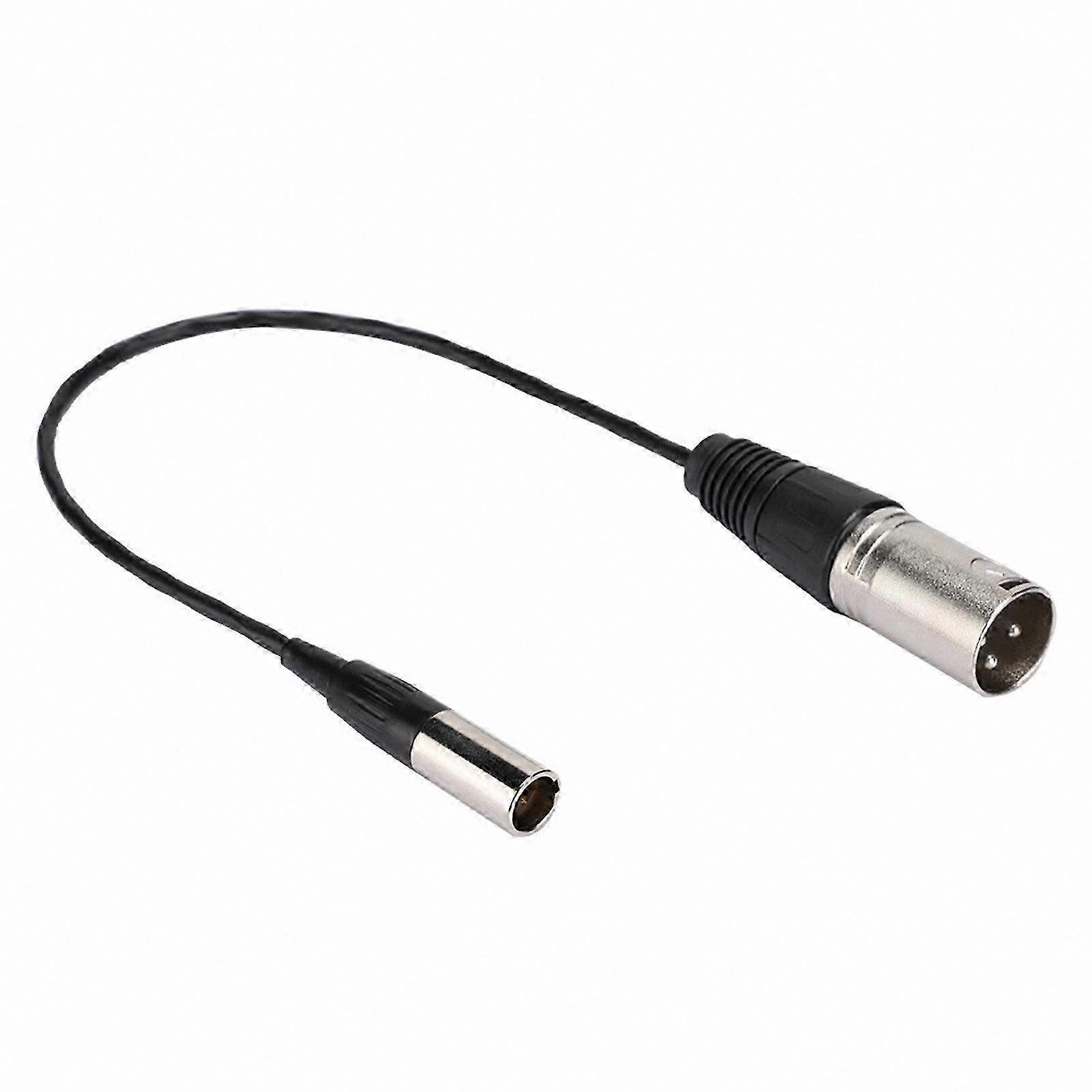 3-Pin Mini XLR Male to  Cable for Camera Microphone Connection