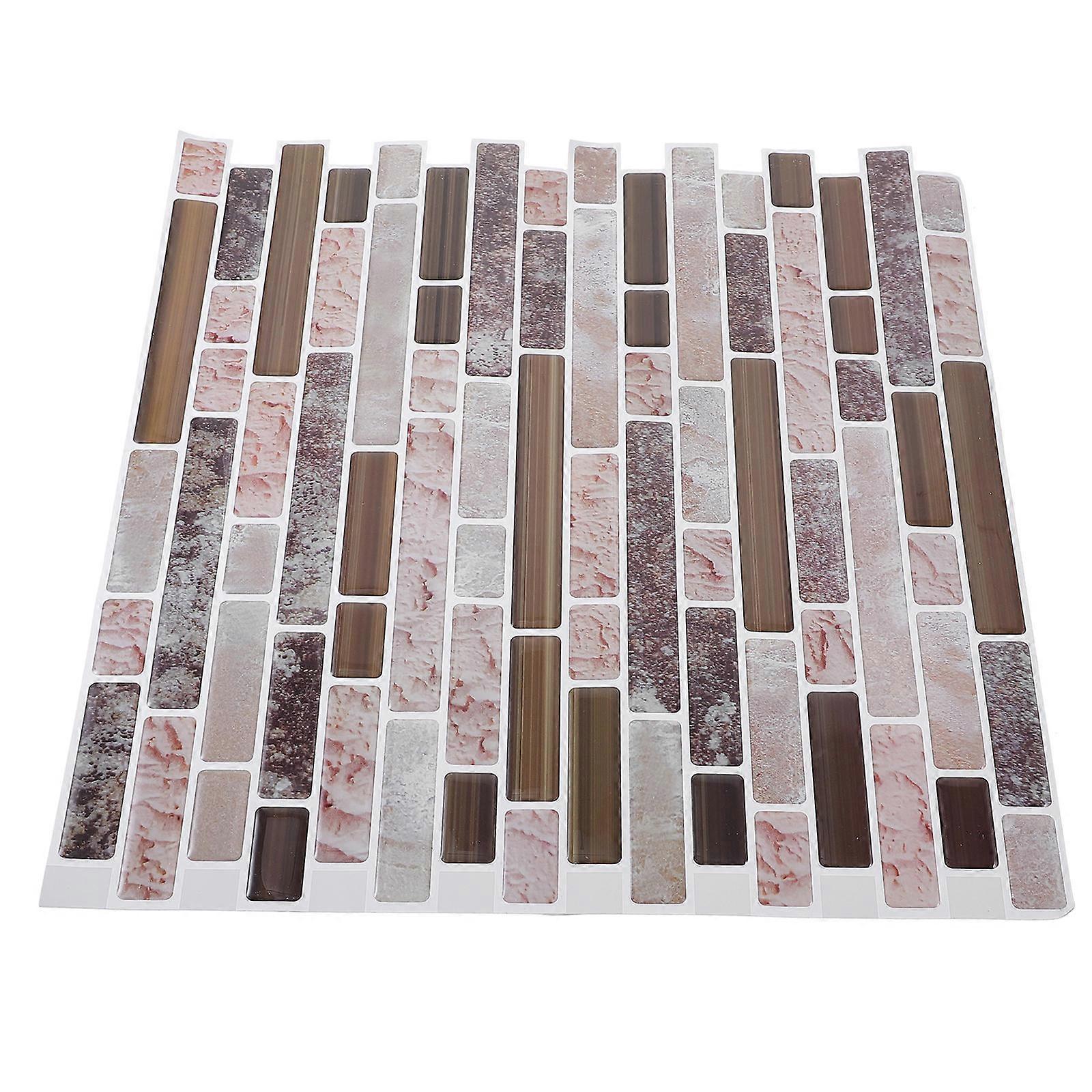 Waterproof Self-Adhesive Backsplash Tile Sticker For Kitchen Remodeling Multi 3D Splash Protection 1Set