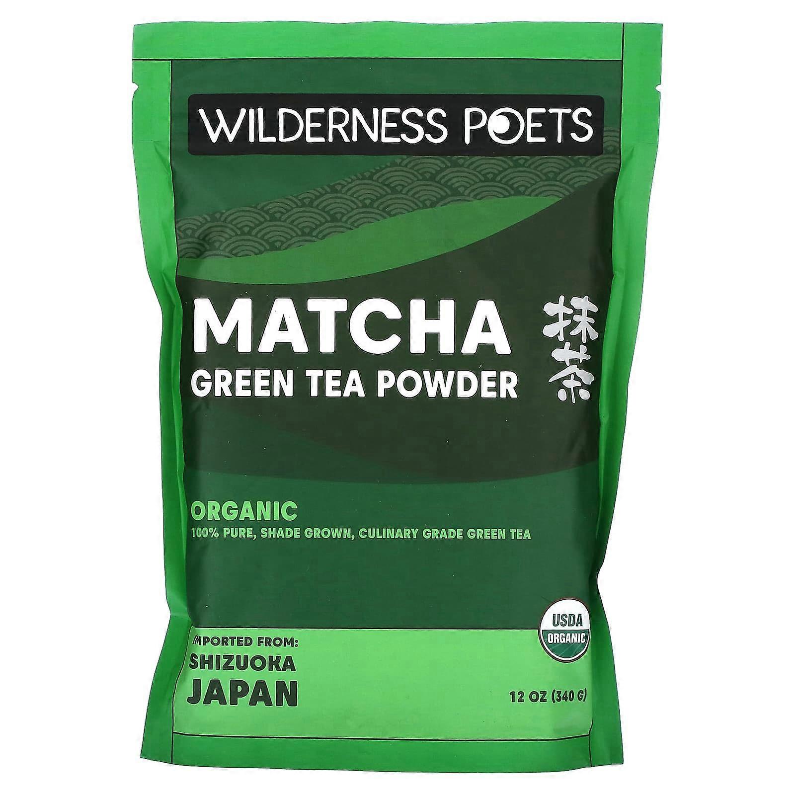 Organic Matcha Green Tea Powder, 12 oz (340 g)