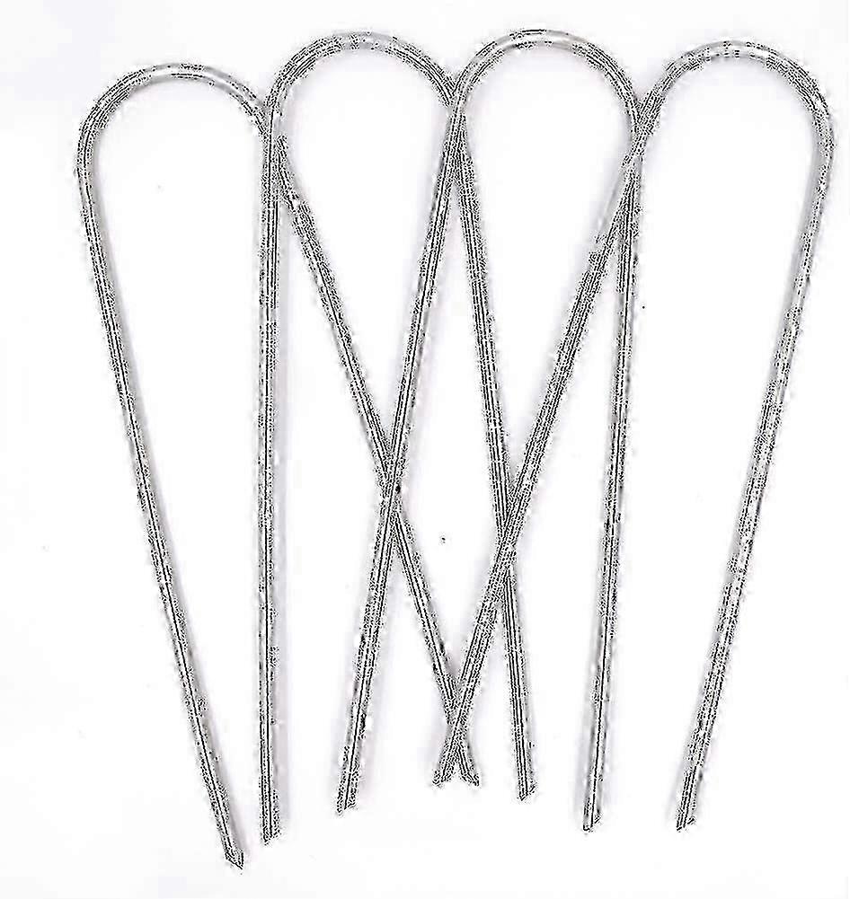 Heavy Duty U Type Ground Anchor with Sharp Ends for Trampolines-Ideal for Wind Stakes miao8