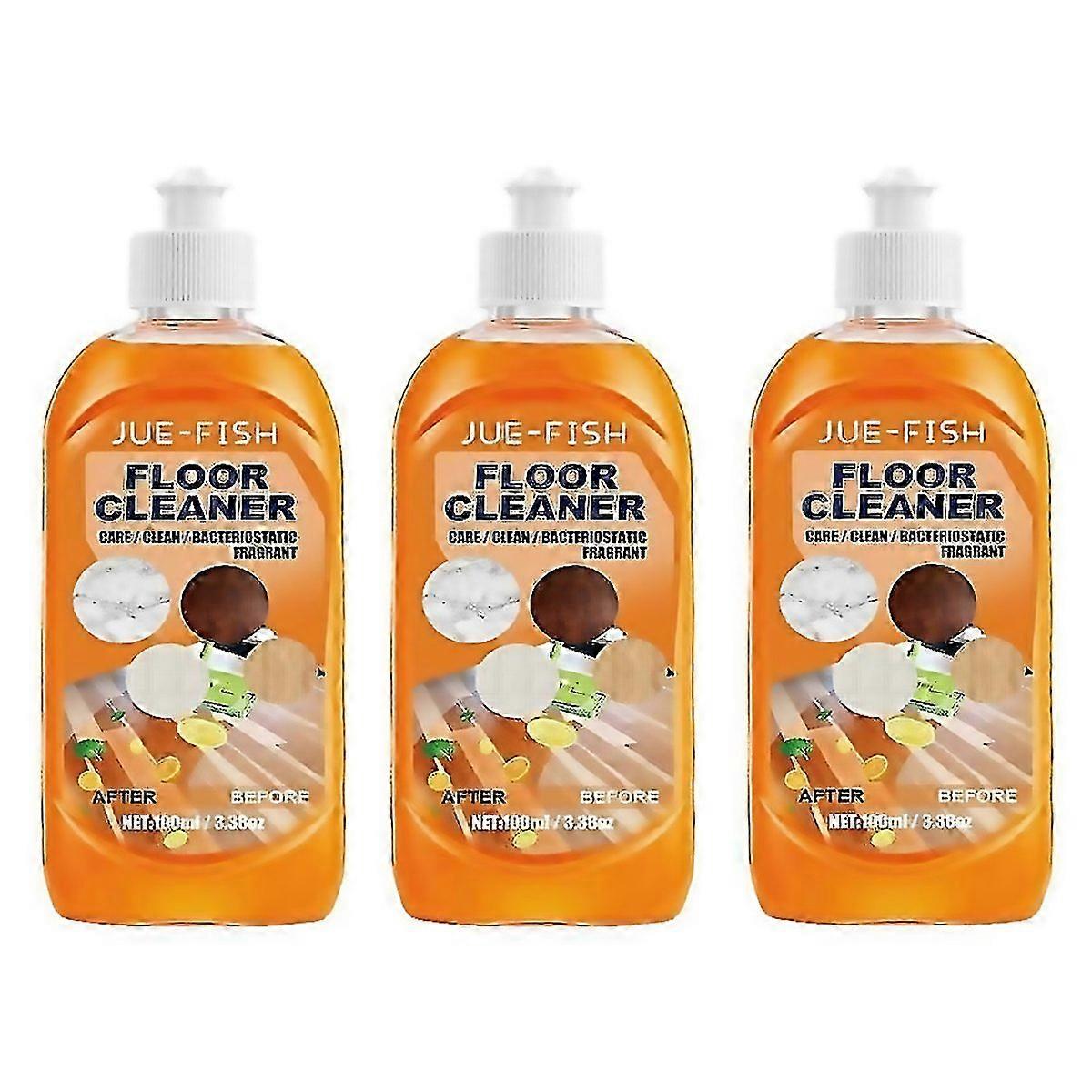 For 13x 100ml Juefish Powerful Decontamination Floor Cleaner Wood Floor Tile Cleaner Designed For Mo