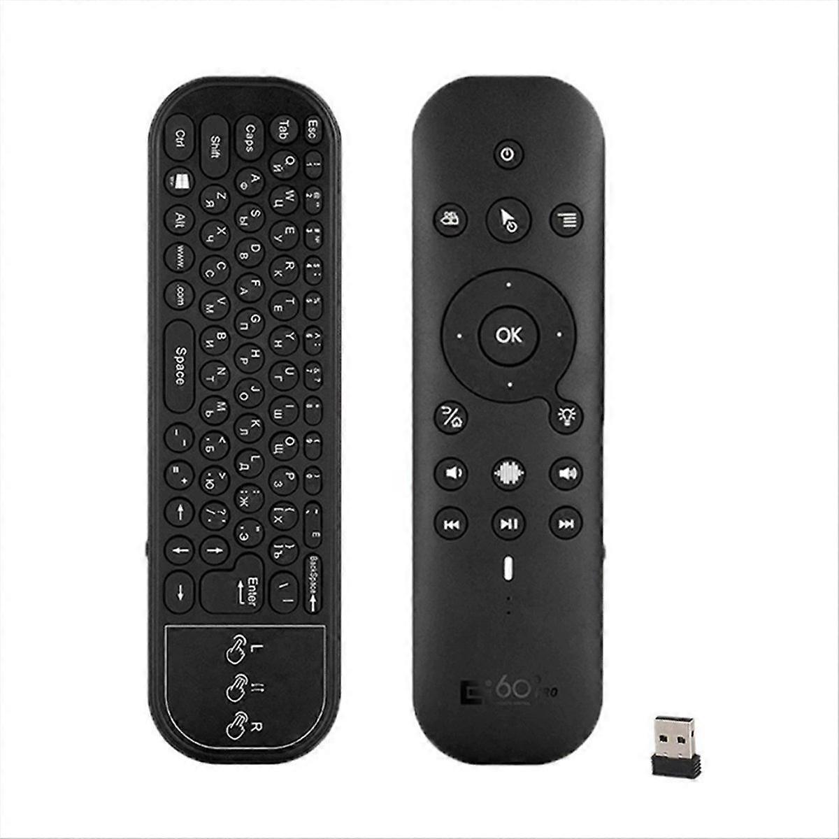Wireless Keyboard with Voice Remote Control Russian English 2.4G