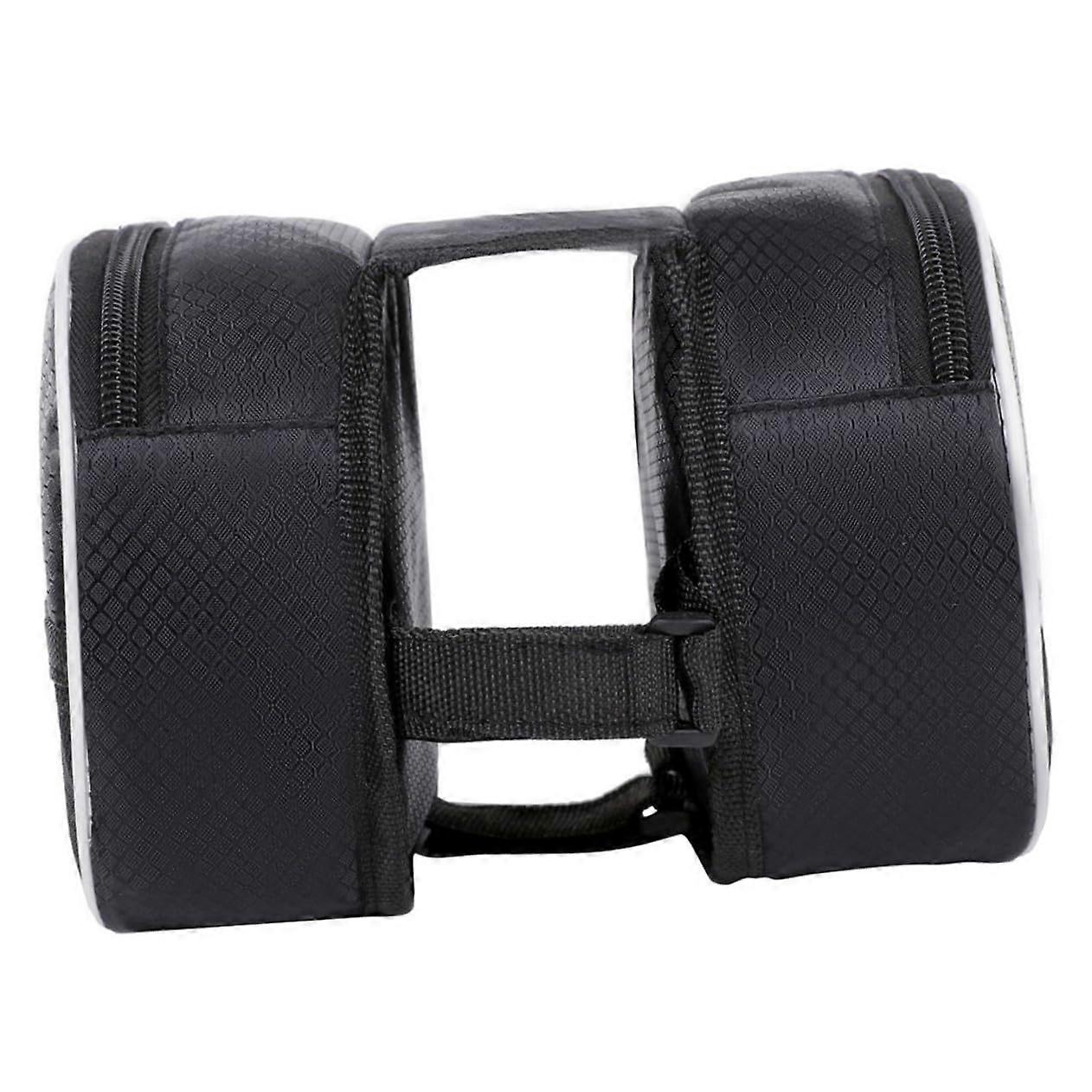 Mountain Bike Frame Bag  ScratchResistant Zippered Front Pouch, Lightweight Bicycle Storage For Phone, Keys, Cards