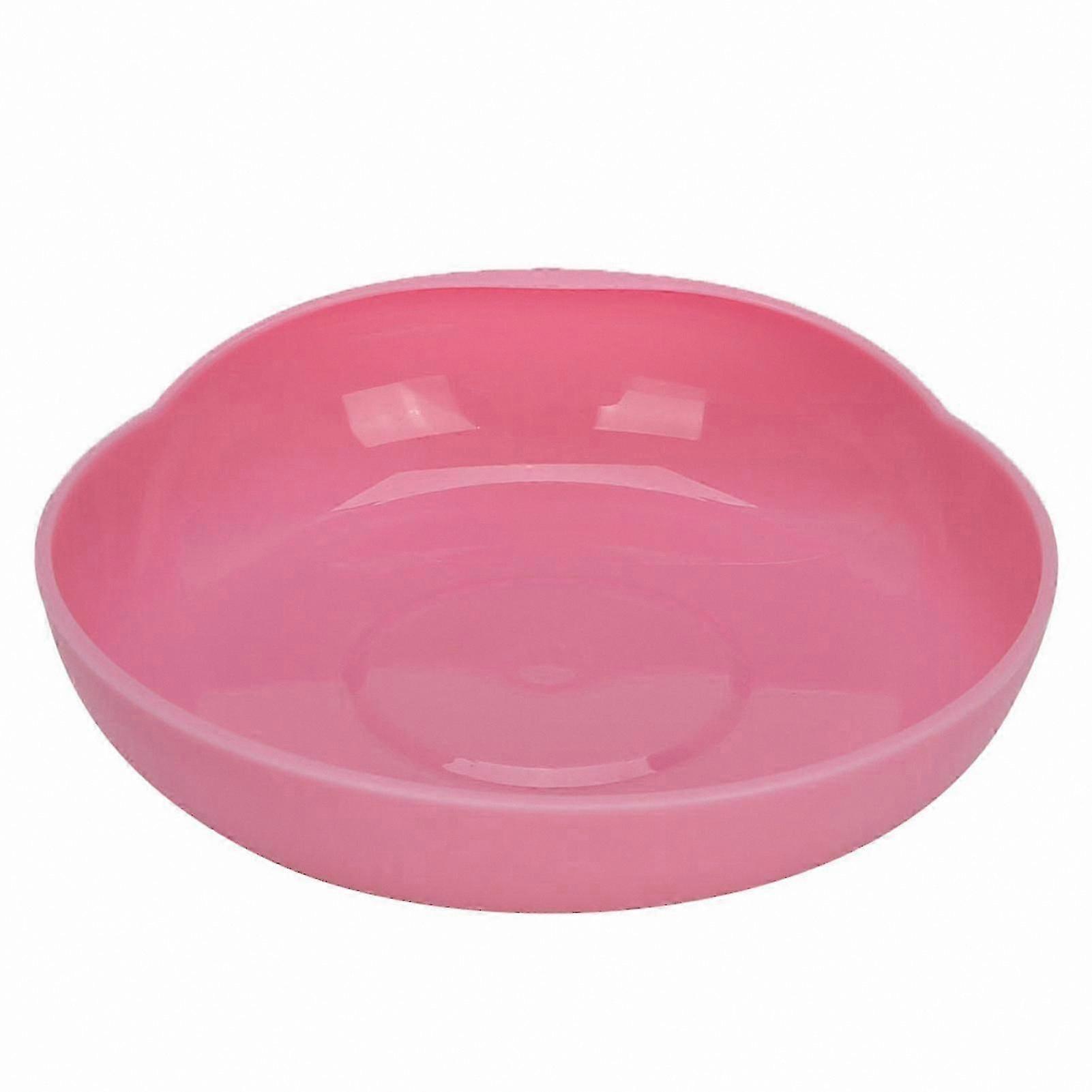 Non-Slip Suction Plate for Seniors and Disabled Users - Spill-Proof Design Red Tableware Solution