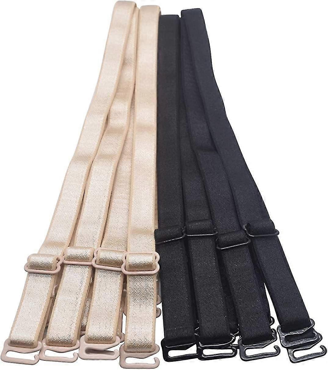 Shoulder Bra Straps Replacement 12mm 15mm 18mm Width Elastic Adjustable Removable