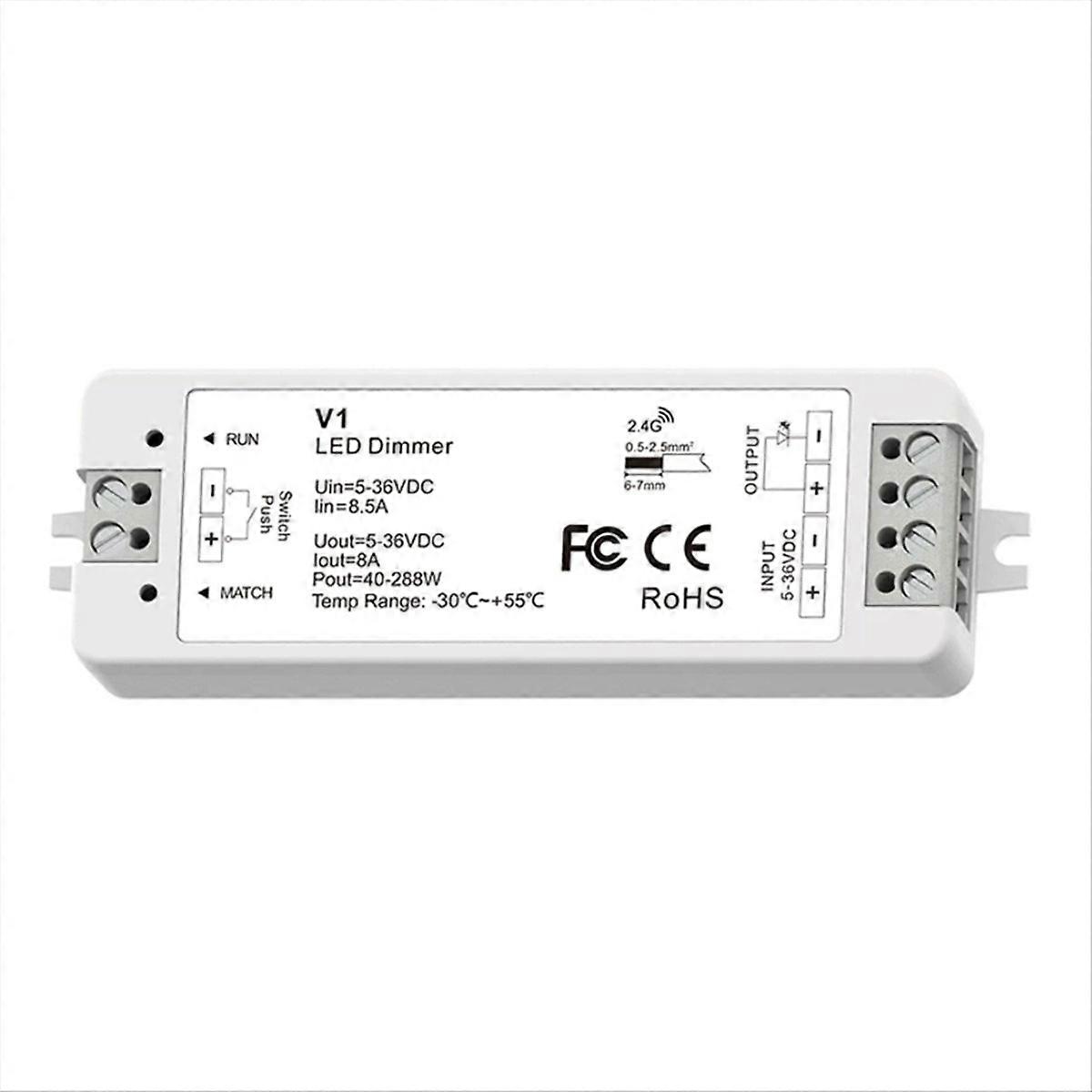 RF Mini Style LED Dimmer KIT Éclairage intérieur 12V 24V 1CH