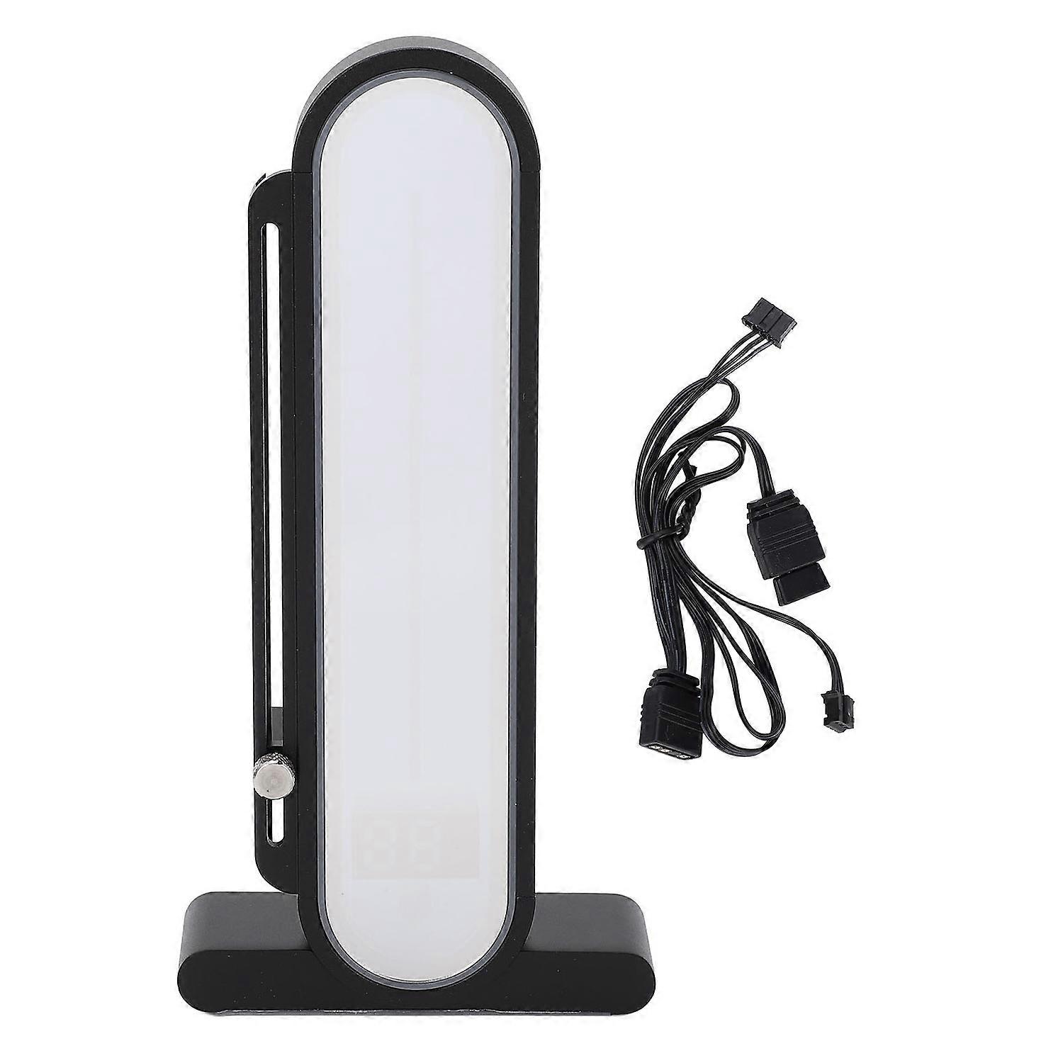 Adjustable Height RGB GPU Stand Temperature Display 5V 3Pin Video Card Holder Anti Sag Bracket Magne