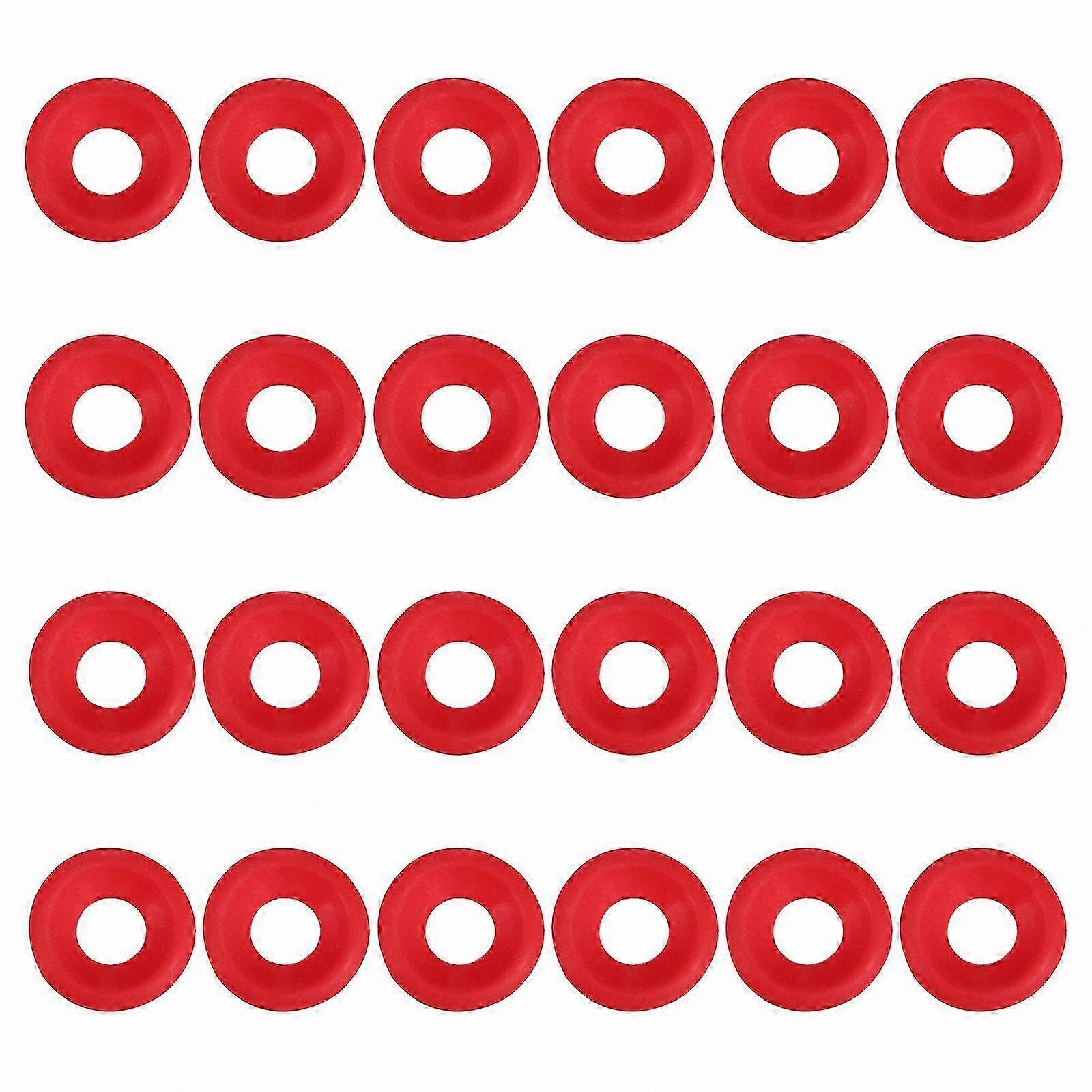 24PCS Red Round Beer Bottle Seal Gaskets for Bottles Replacement