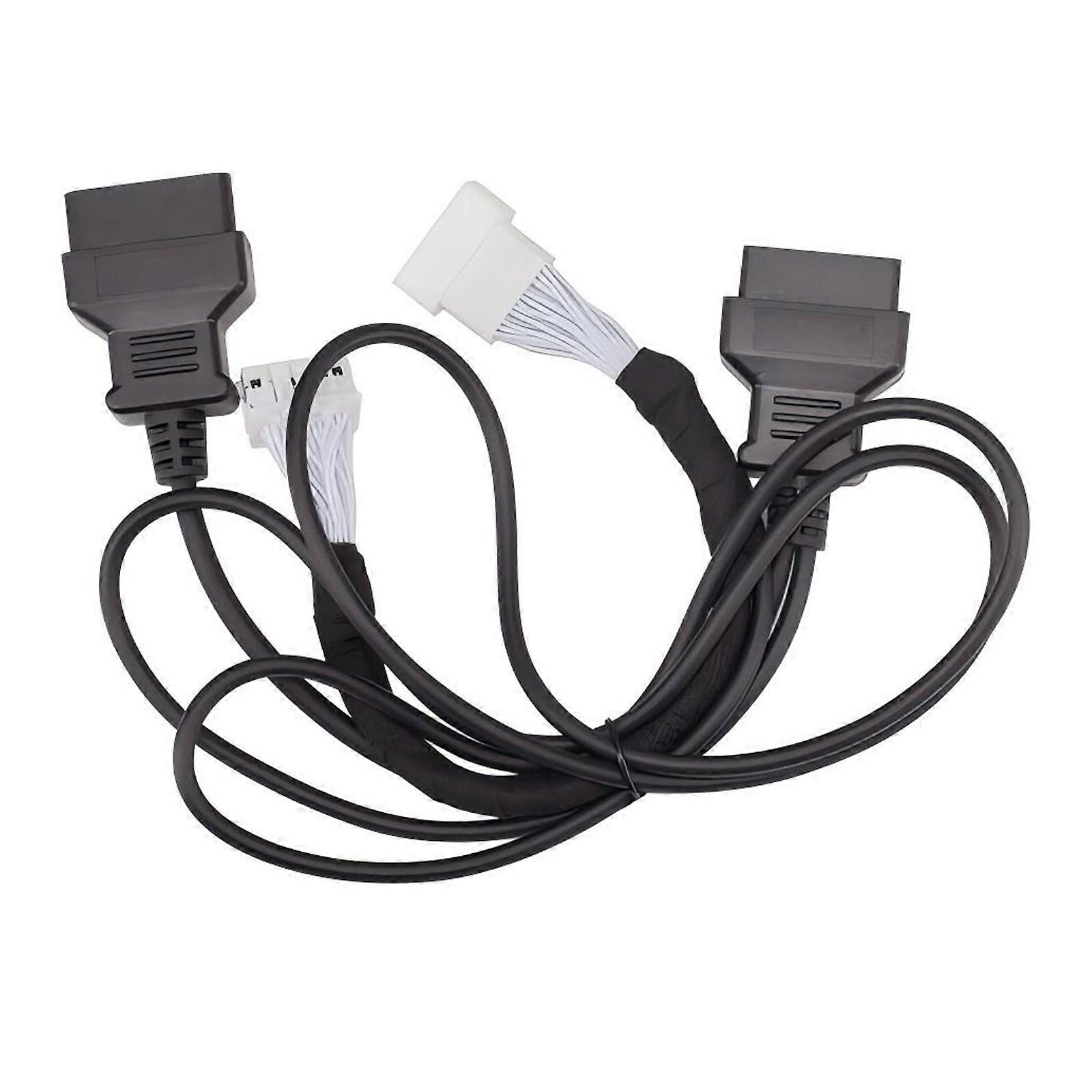 30 Pin Key Programming Cable No Passwords Required Universal ABS Diagnostic Cable Vehicle Accessories ABS for Vehicles Multicolor