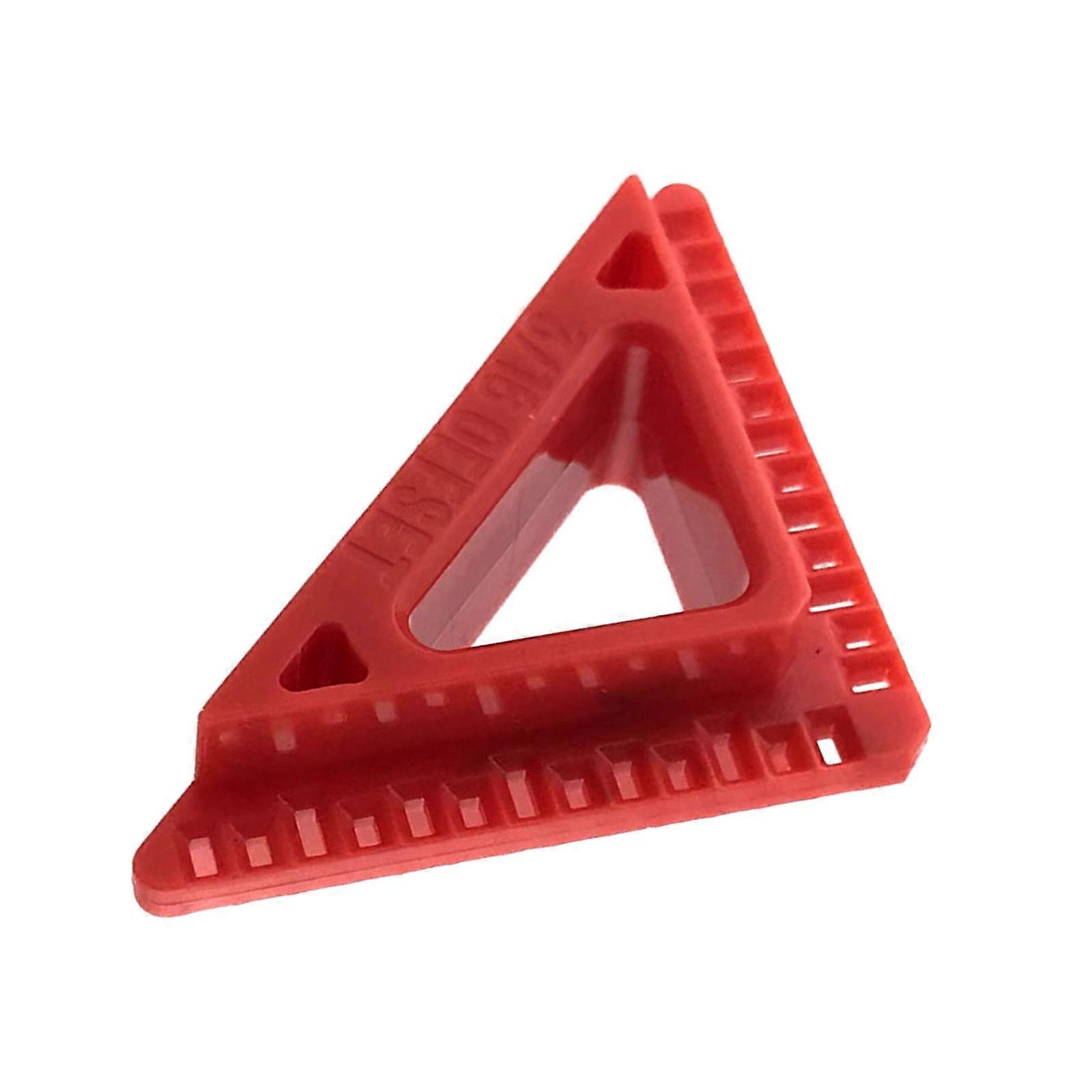 Professional Woodworking Gauges Multi Spacer Measuring Tool for Consistent Trim Spacing On Door Frame And Window  Red