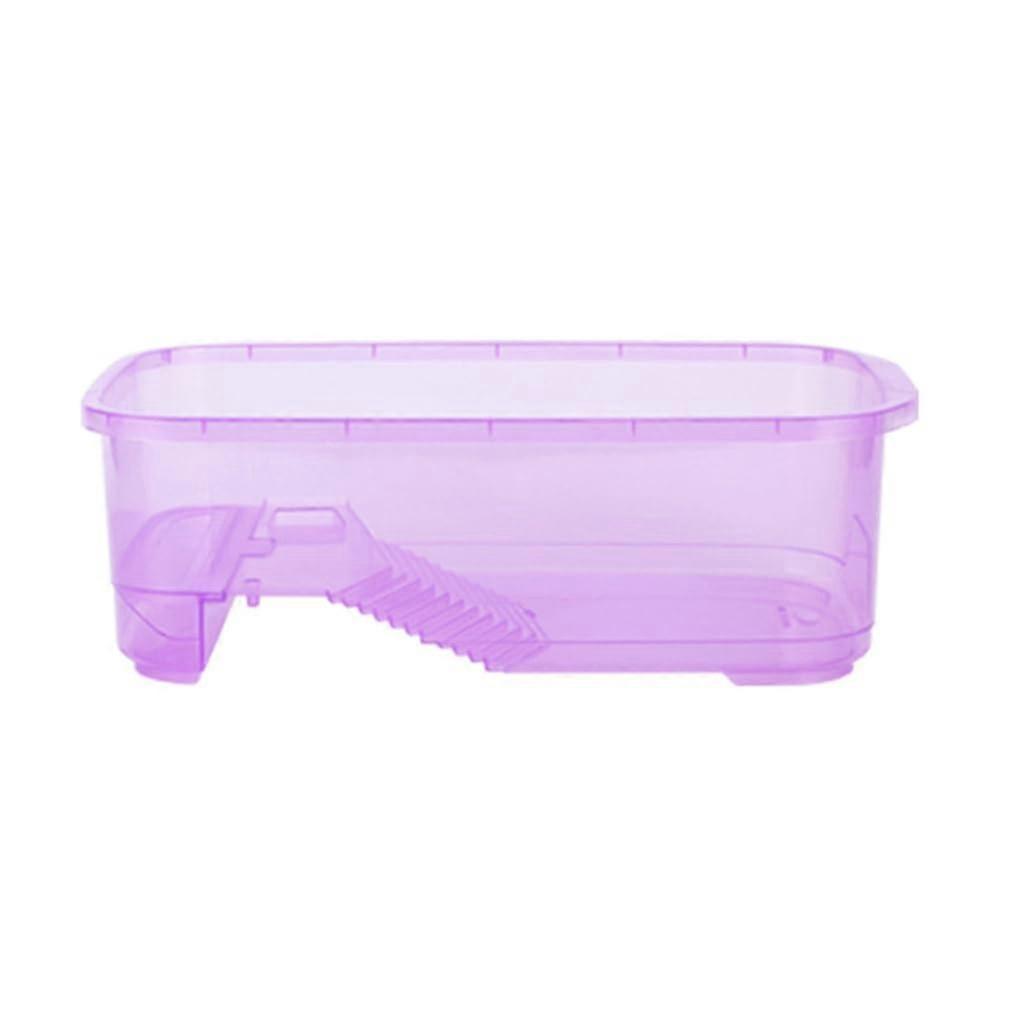 Turtle Tank Aquarium Reptile Tank With Drainage Plug Large Ladder Basin Purple
