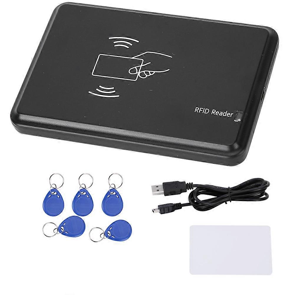 125khz USB RFID ID Card Reader &amp; Writer &amp; Copier Duplicator with 5pcs Key Tag