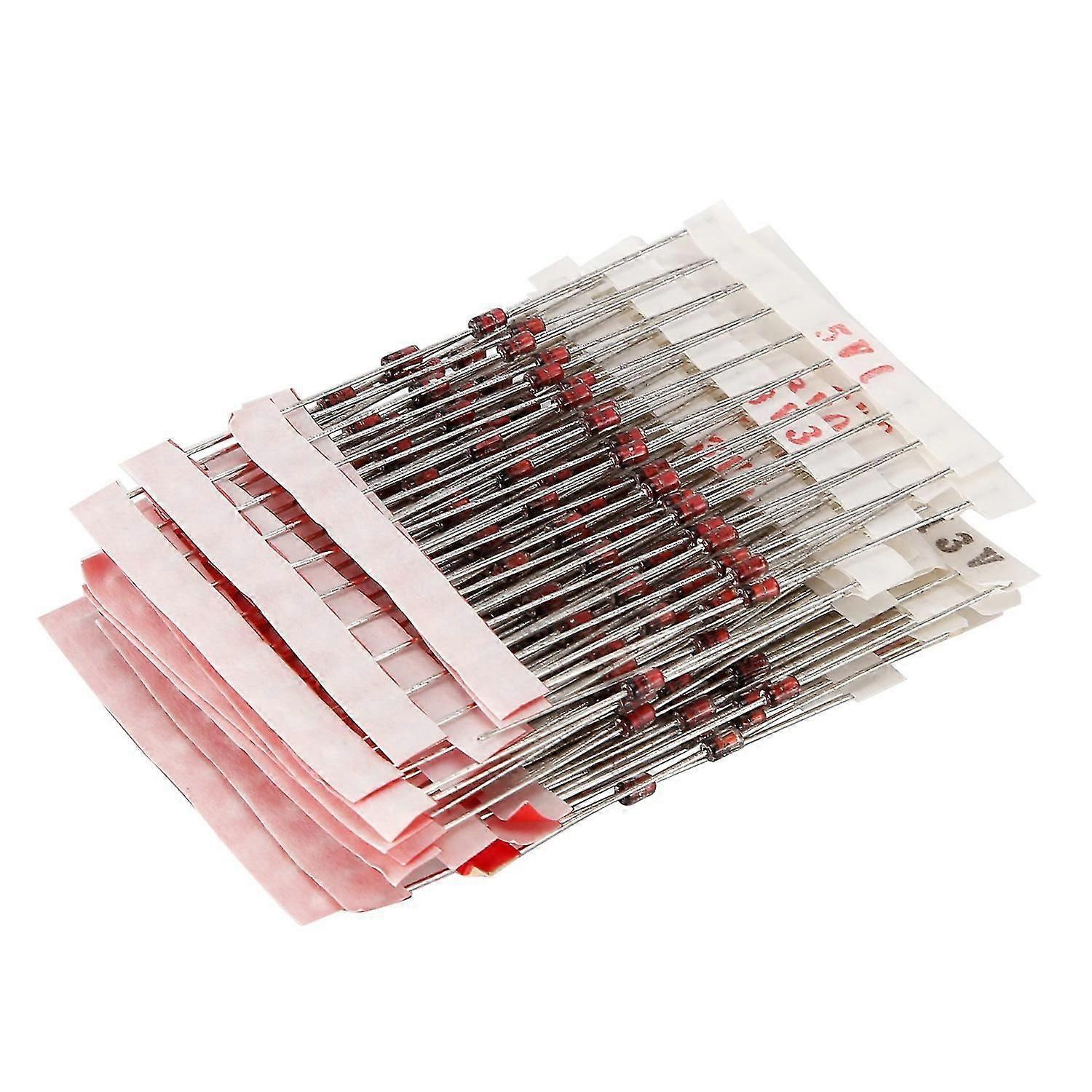 1w (3v To 33v) 250 Pcs 25 Values 1w Zener Diode Assorted Kit Assortment Set (haoyi