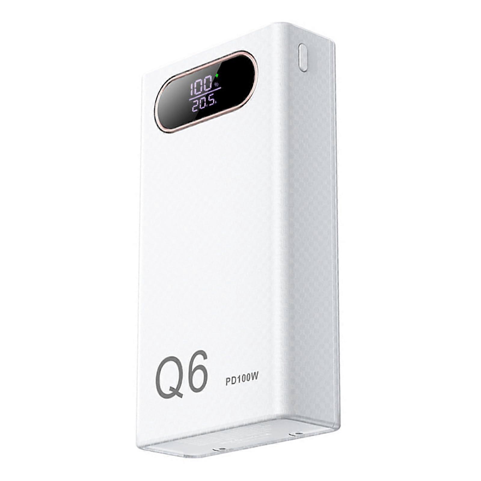 Battery Pack Case Fast Charging For SixCell 21700 Battery Holder White Outer Shell