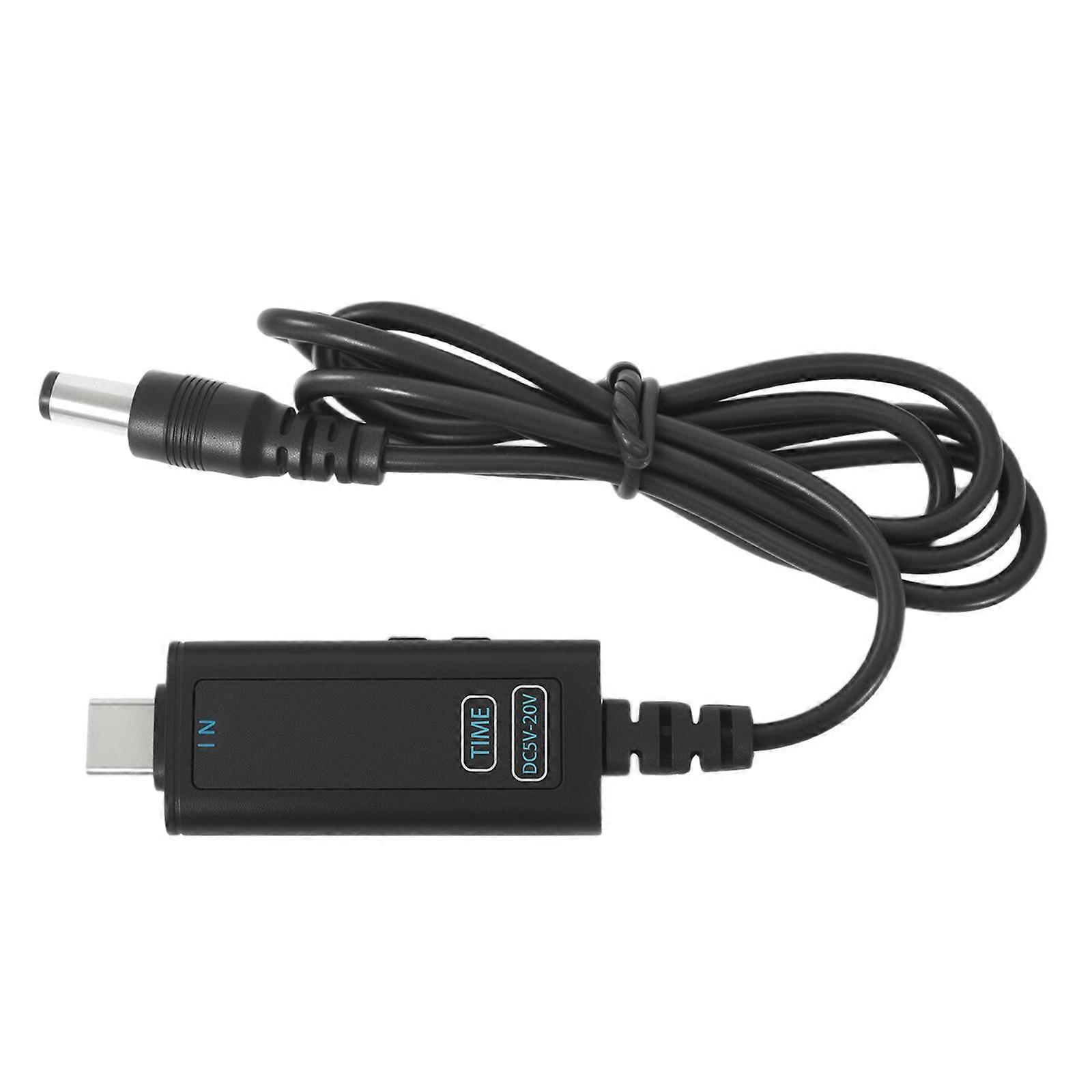 Hegemony Connection Cable 5V to 20V Modifiable Potential for Modems Routers Laptops Permanent Building Multicolor