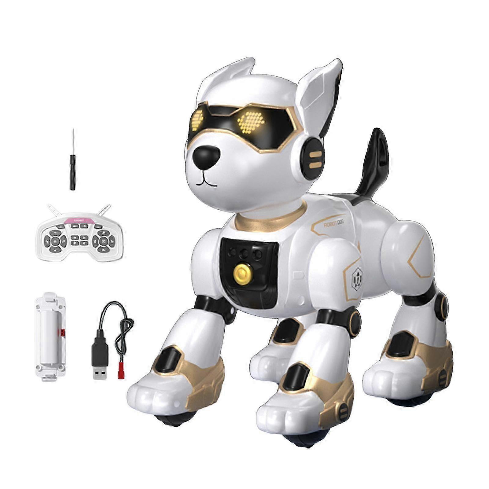 Robot Dog Toy Remote Control Puppy Toy Bedtime Story Touch Sensing Programmable 25-26
