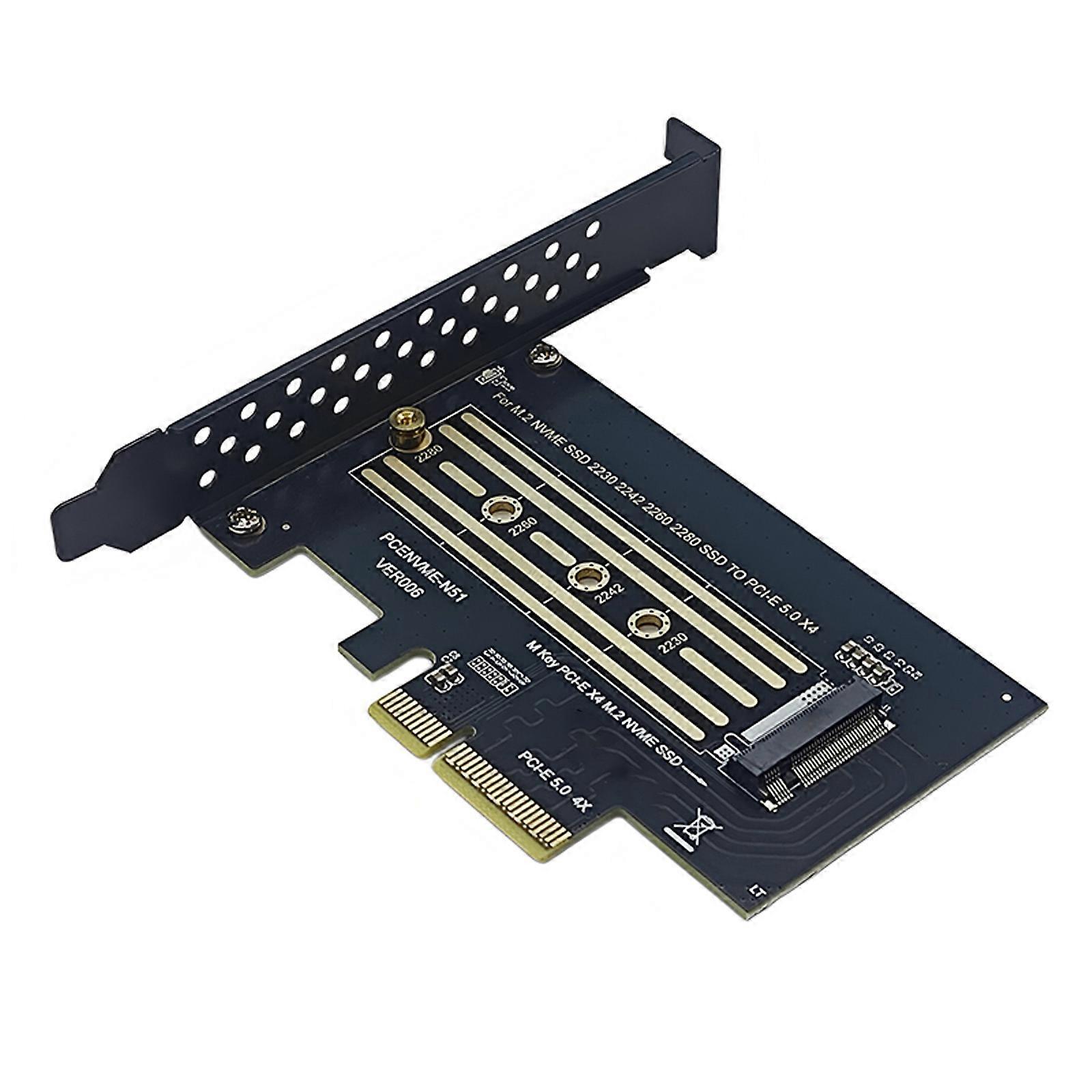 M.2 NVMe PCIe 5.0 Solution Support Multiple Storage 2280/2260/2242/2230 Installation Tool Adapter Card For Computer Multicolor