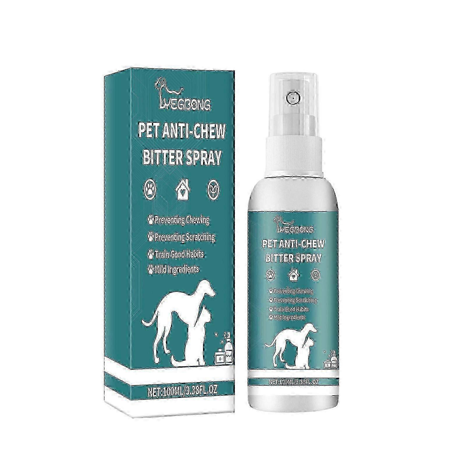 Yegbong Pet Correction Chewing Spray Anti-cat and dog scratching on the sofa and biting pet behavior correction spray