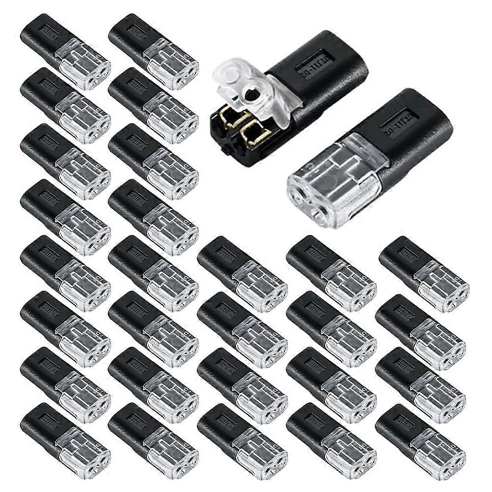 30pcs Toolless Electrical Wire Connectors Set for LED Lights, Trailers, and DIY Projects