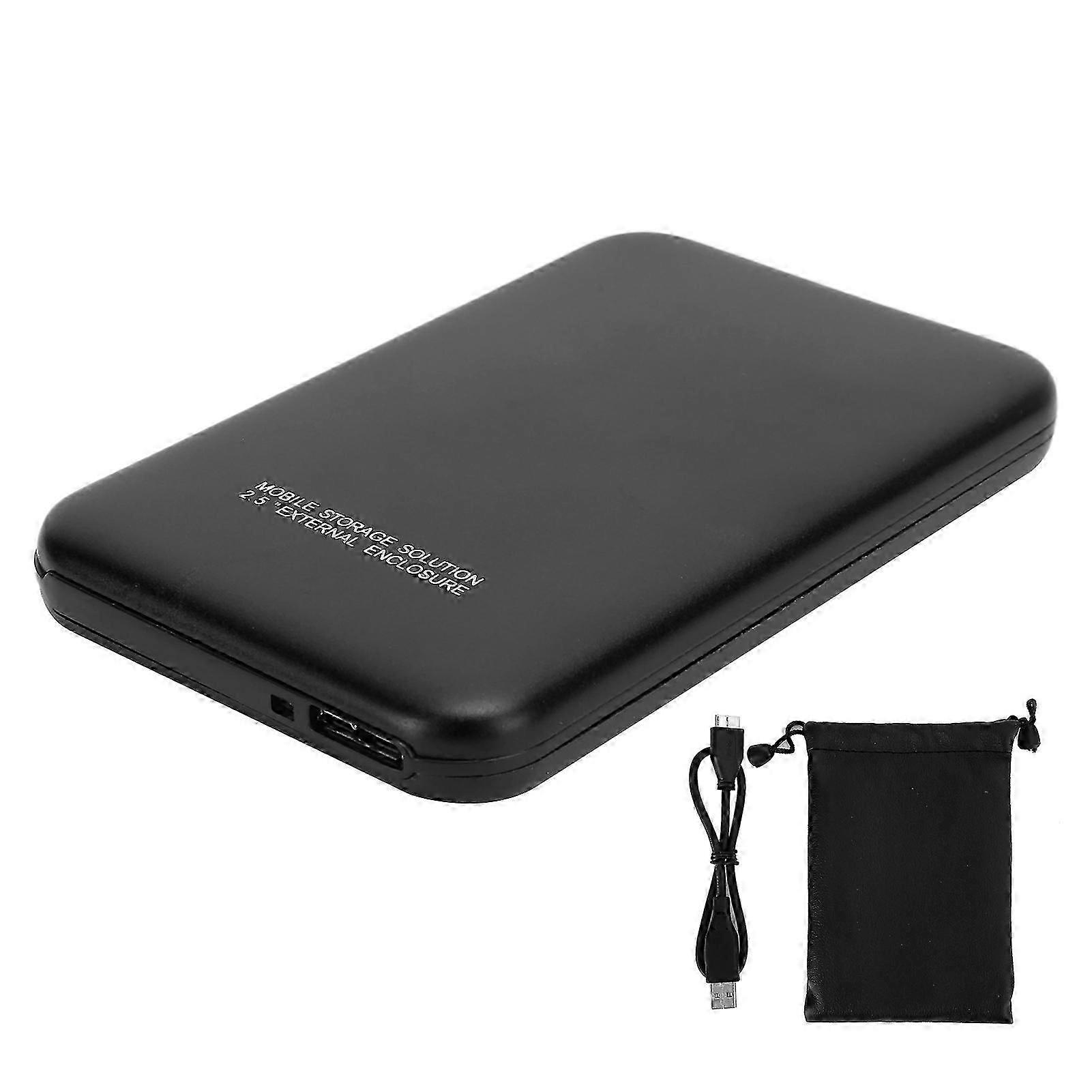 2.5in HDD External Mobile Hard Disk USB 3.0 HighSpeed for Desktop Laptop Computer(120G )
