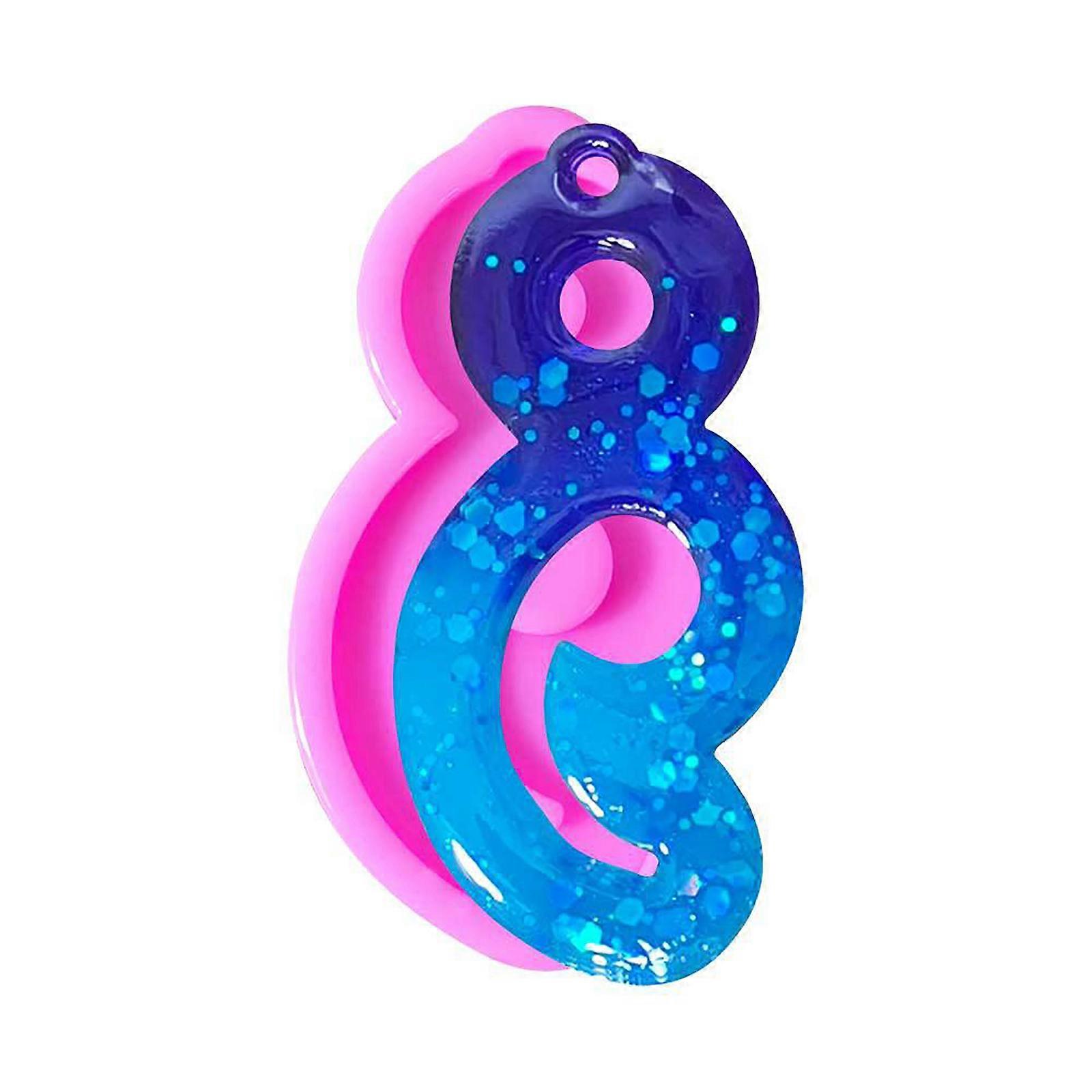 Soft and Reusable Music Shape Silicone Mold Practical Resin Mould Easy to Clean DIY Tool for Cake Decorating and Crafts Multicolor