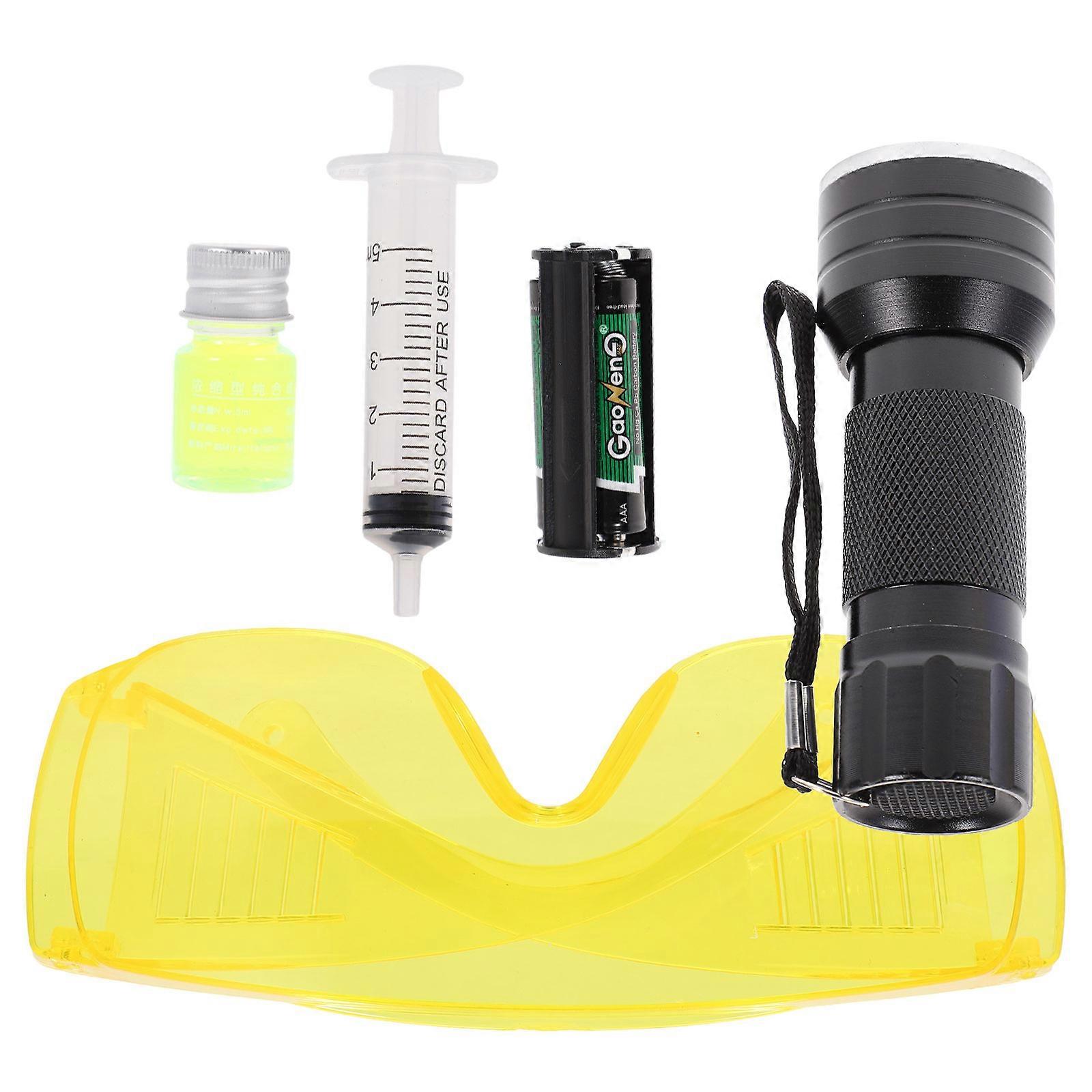 1 Set Car Air Conditioner Leak Detector Air Conditioner Leak Test Flashlight Kit