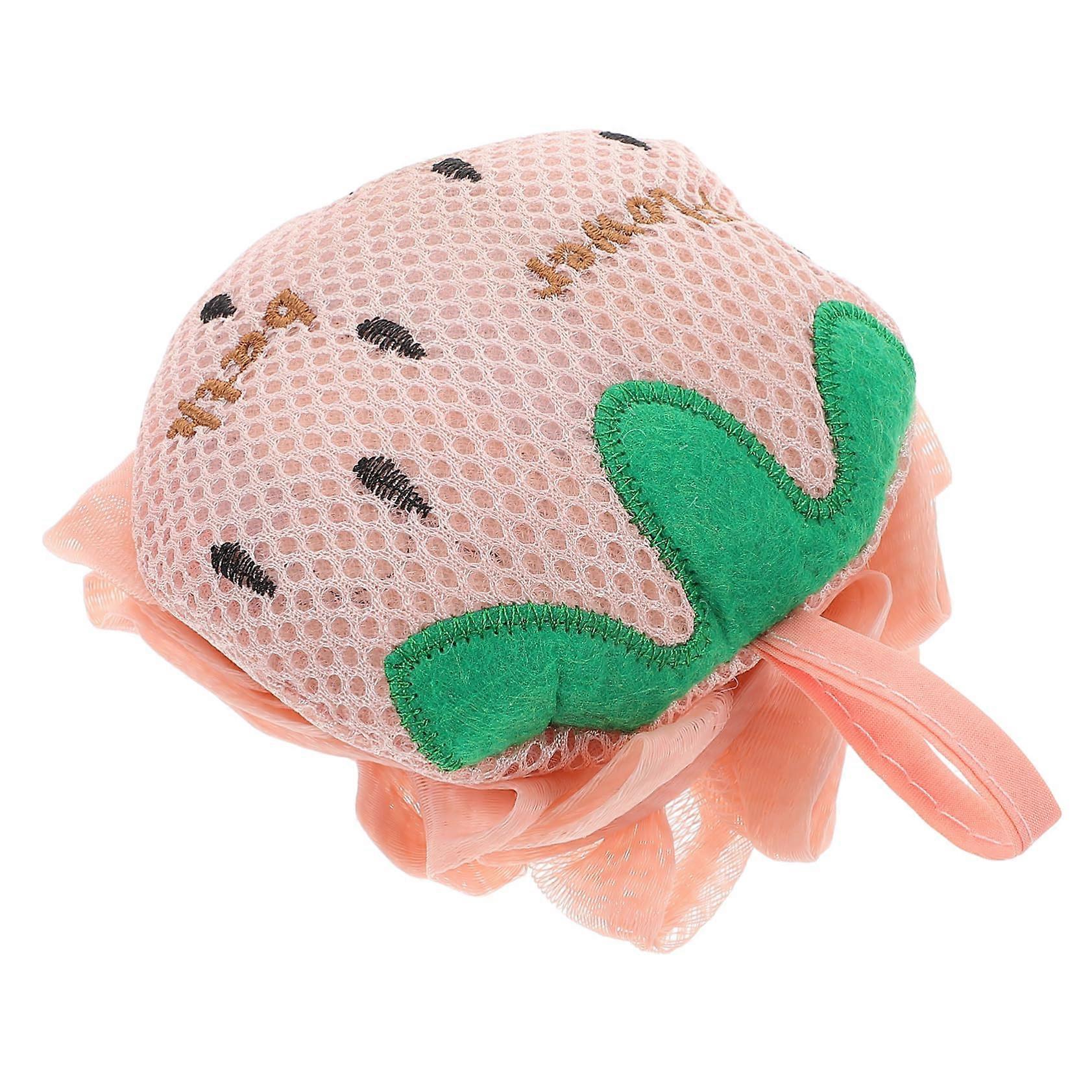 Bath Loofah Sponge Large Mesh Pouf with Rich Foam Soft Exfoliating Shower Scrubber for Full Body Use