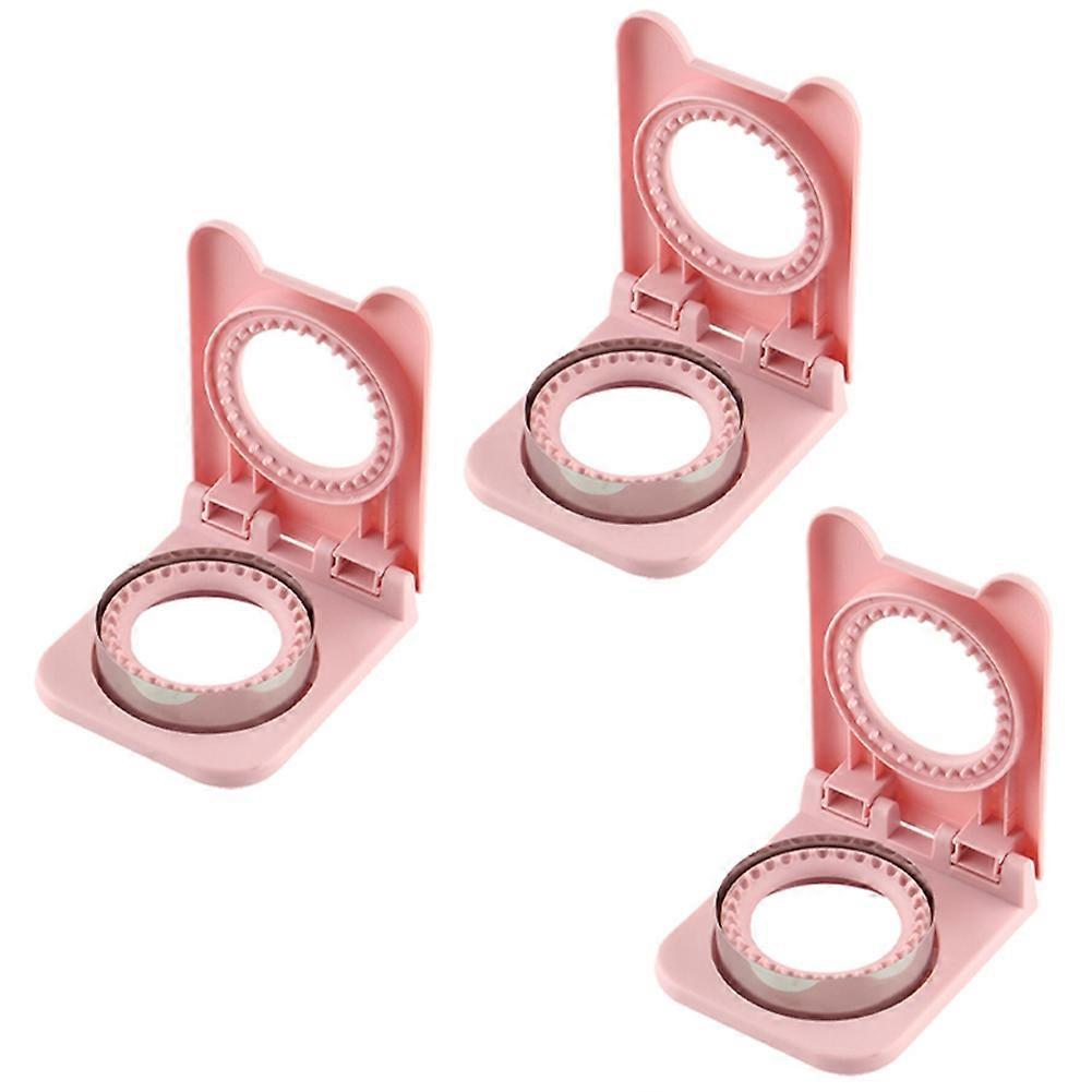 Round Breakfast Sandwich Bread Cutting Mold Toast Pocket Bread Making Tool Kitchen Utensils Pink