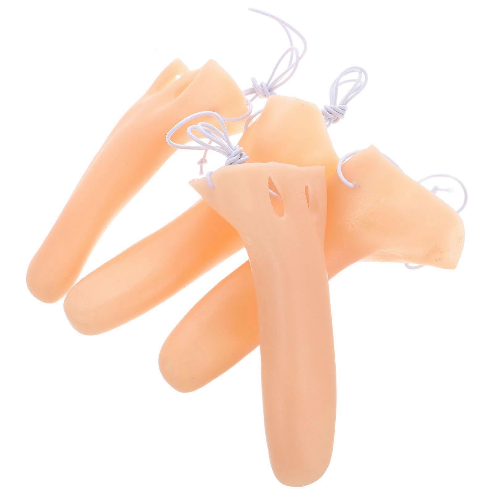 Funny Long Nose Decoration for Spring Festival and Easter Event in Beige Color Material with 4Pcs