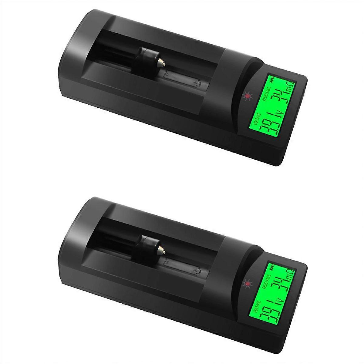 2X Digital Display Battery Voltage Internal Resistance Tester 0-999MΩ Universal 18650 Lithium Batter