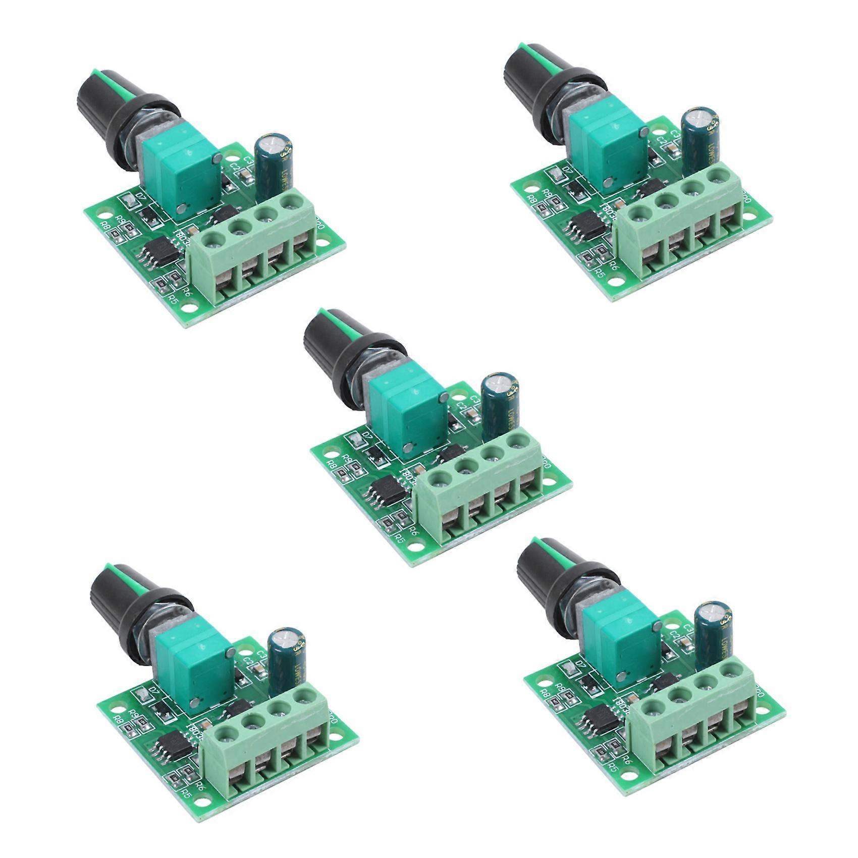 5X 1.8V 3V 5V 6V 7.2V 12V 2A 30W DC Motor Speed Controller (PWM) 1803BK Adjustable Driver Switch