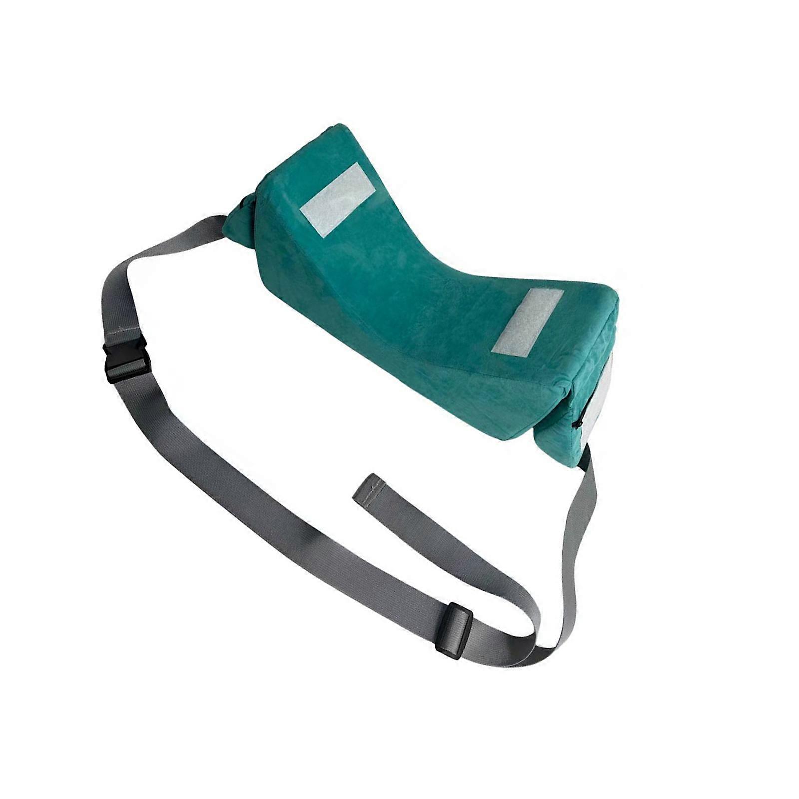 Orthopedic Head Positioning Wedge Pillow With Adjustable Strap Neck Stabilizer Face Up Cushion For Postures Alignment Multicolor