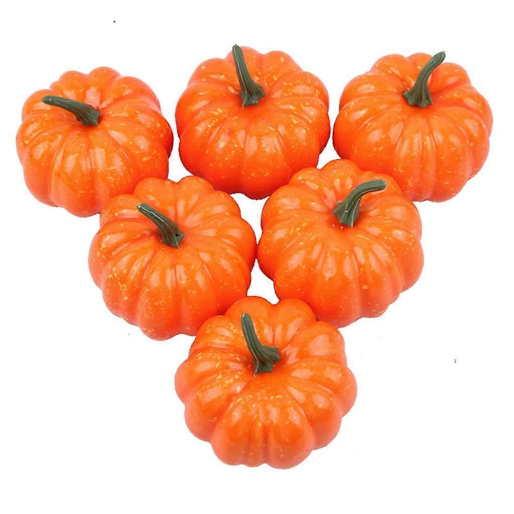 Artificial Assorted Pumpkins, Mini Fake Pumpkins Artificial Vegetables For Halloween