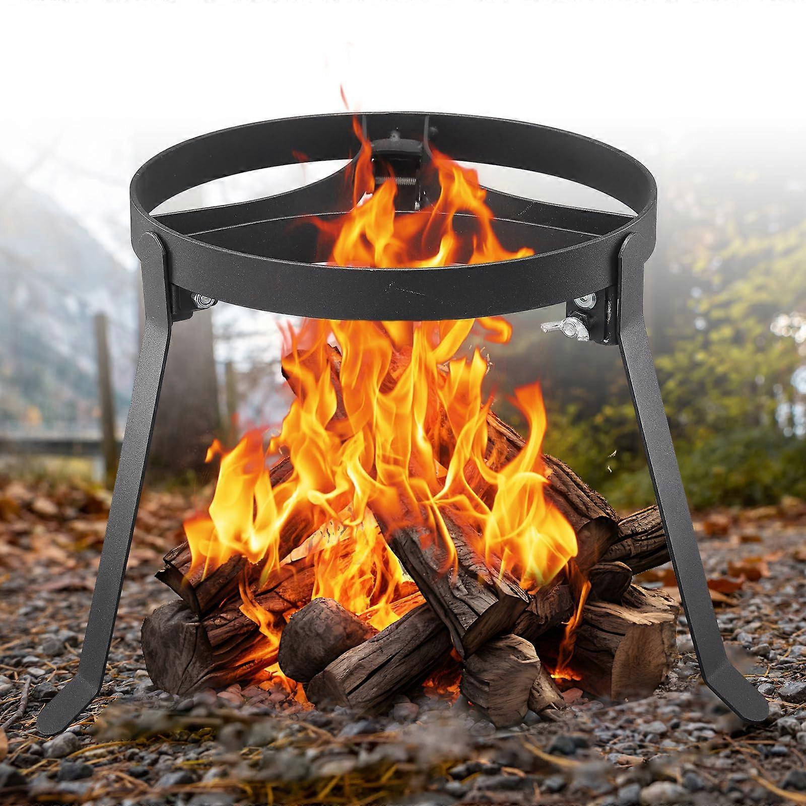 Campfire Cooking Tripod Stand, Portable Foldable Outdoor Fire Pit Frame for Dutch Oven