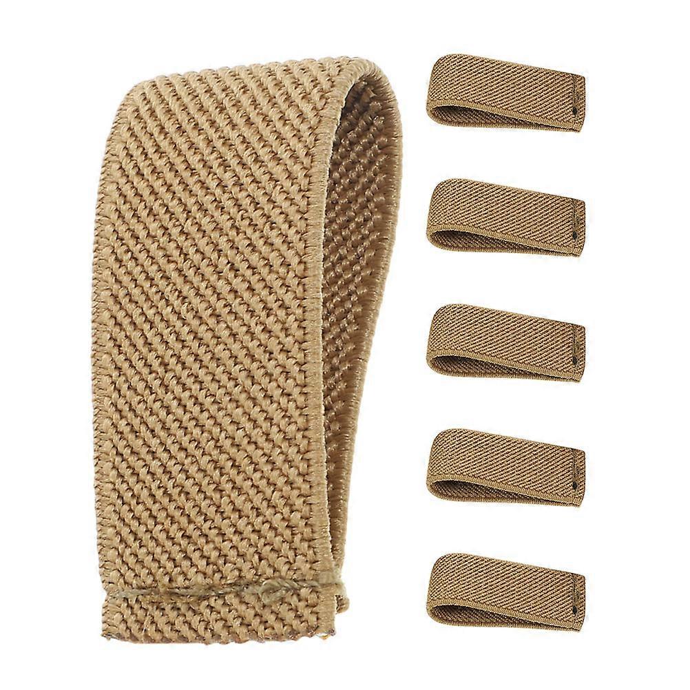 Elastic Waist Belt Fixed Belt Keepers for Outdoor Backpack Use 6Pcs Nylon Loops