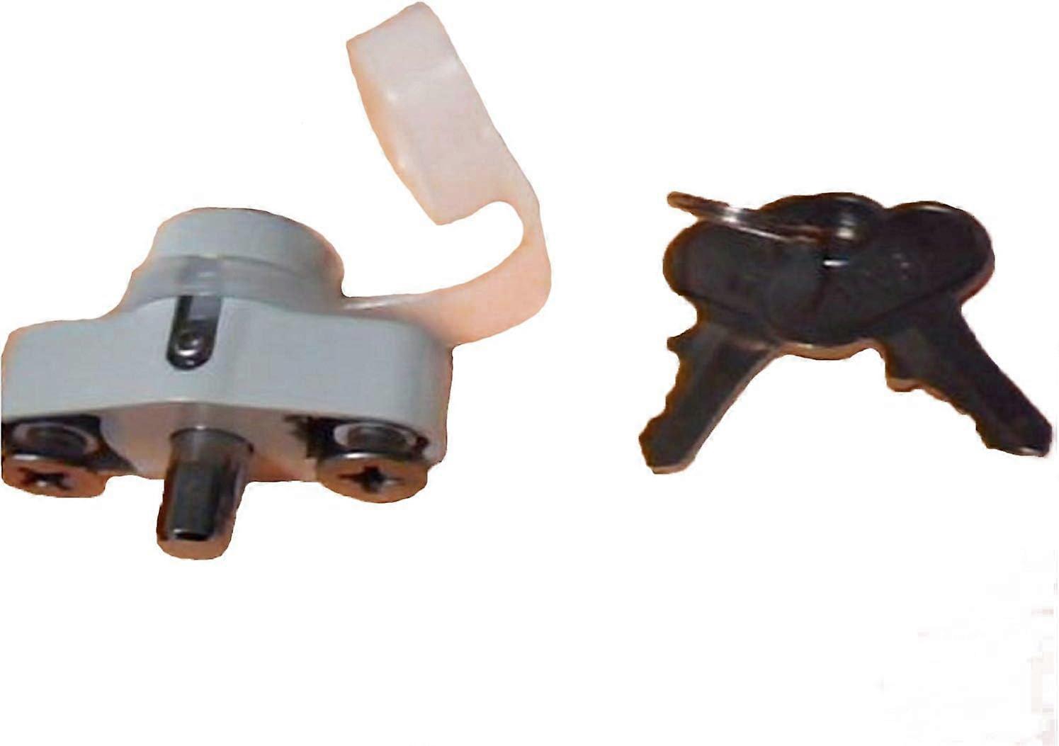 Hurricane Shutter Lock, Hi Velocity Lock Kit, Accordion Shutter Hardware, White, The Same Key Number