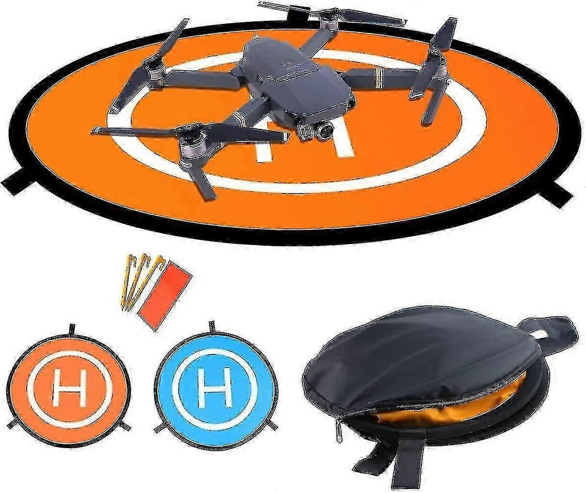 Foldable Helipad for Drone 75cm Universal Waterproof Luminous Landing Pad