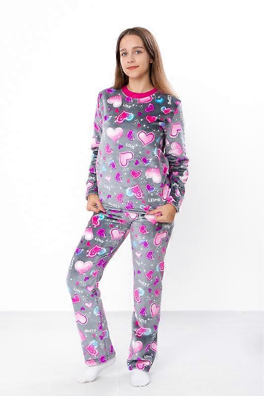 Cozy Girls’ Sleepwear – Soft Velsoft Fabric & Bright Prints,, Winter,  HC 6079-035-2-1