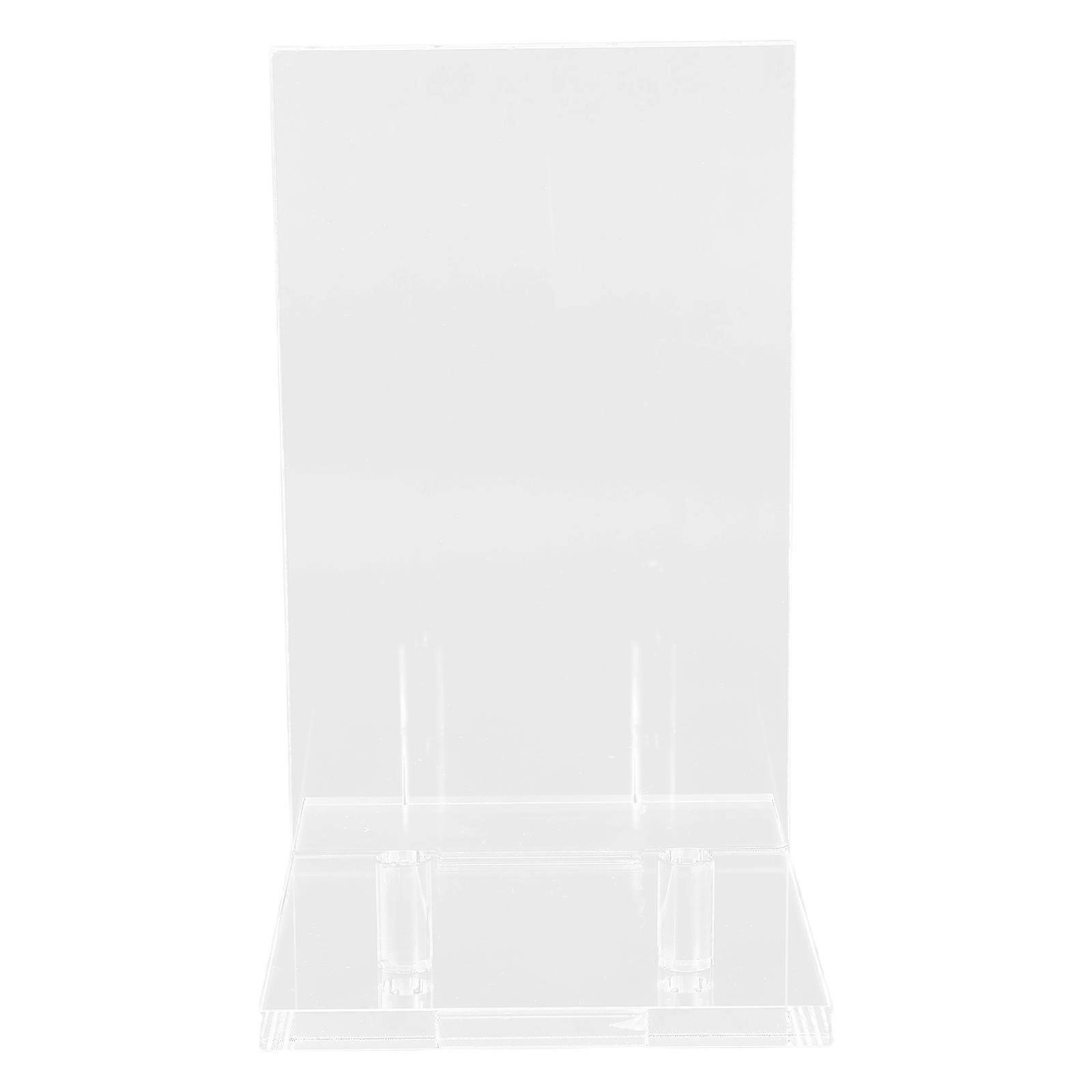 Minimalist Design Acrylic Book Holder And Picture Frame Rack For Library School And Museum 1Pack