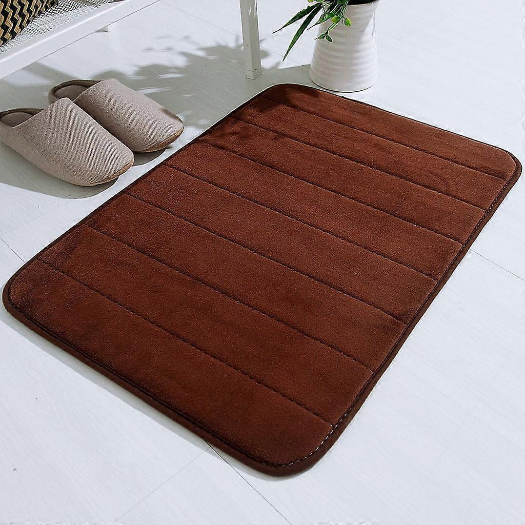 Memory Foam Bath Mat Rug, 24x17 Inches, Soft, Non-Slip, Super Absorbent, Quick Drying, Machine Washable